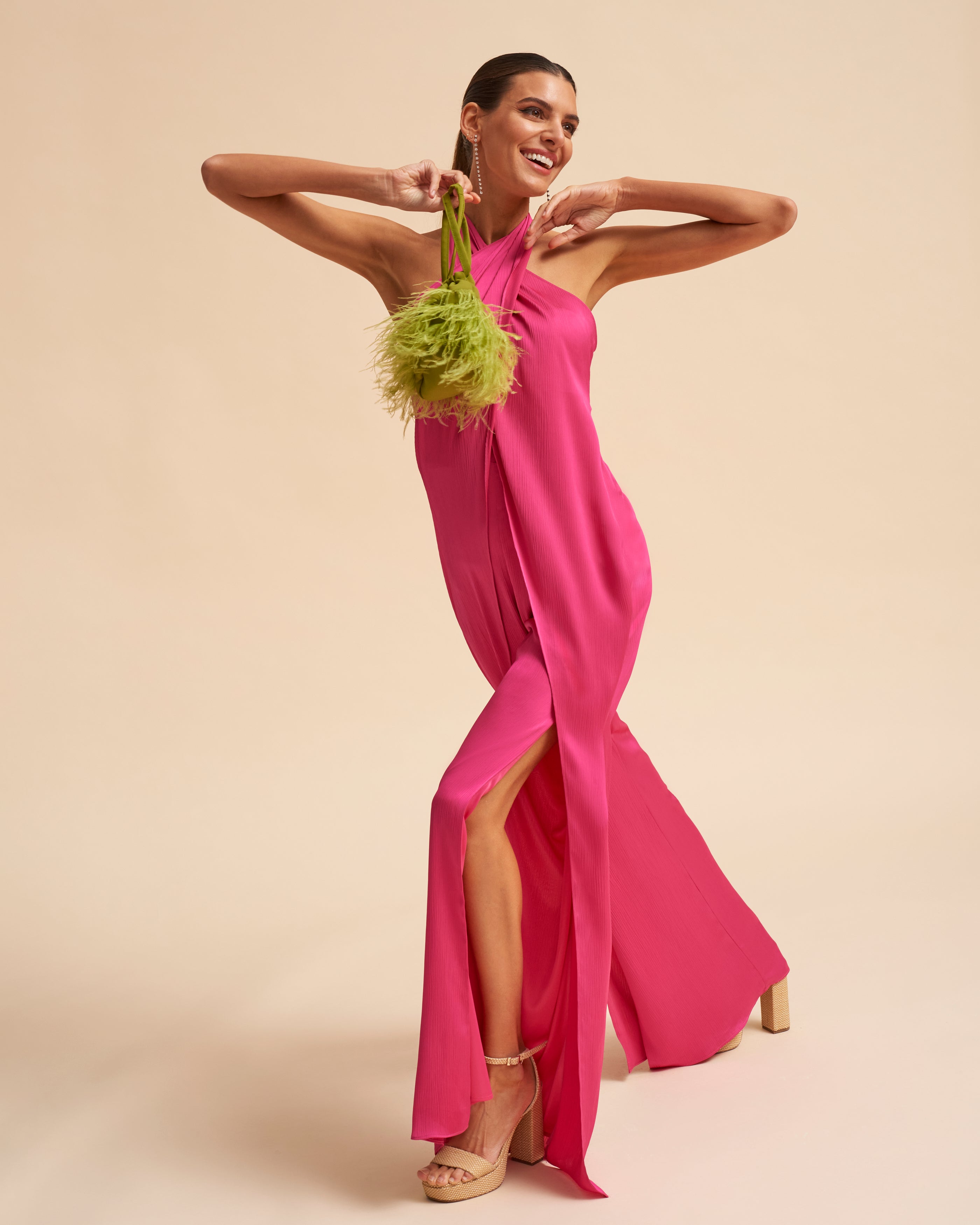 Blossom Fuchsia Jumpsuit