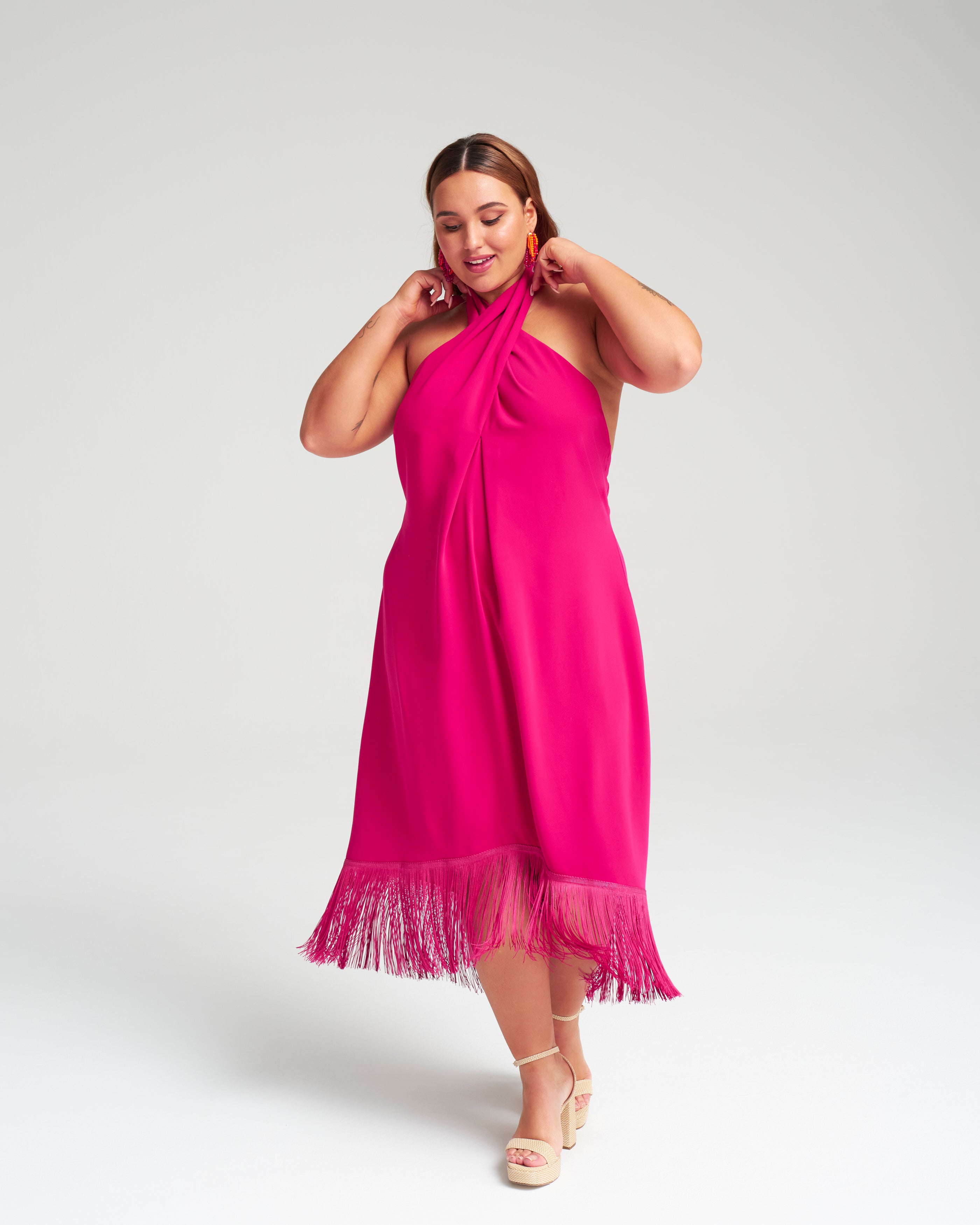 Pepa Fuchsia Dress