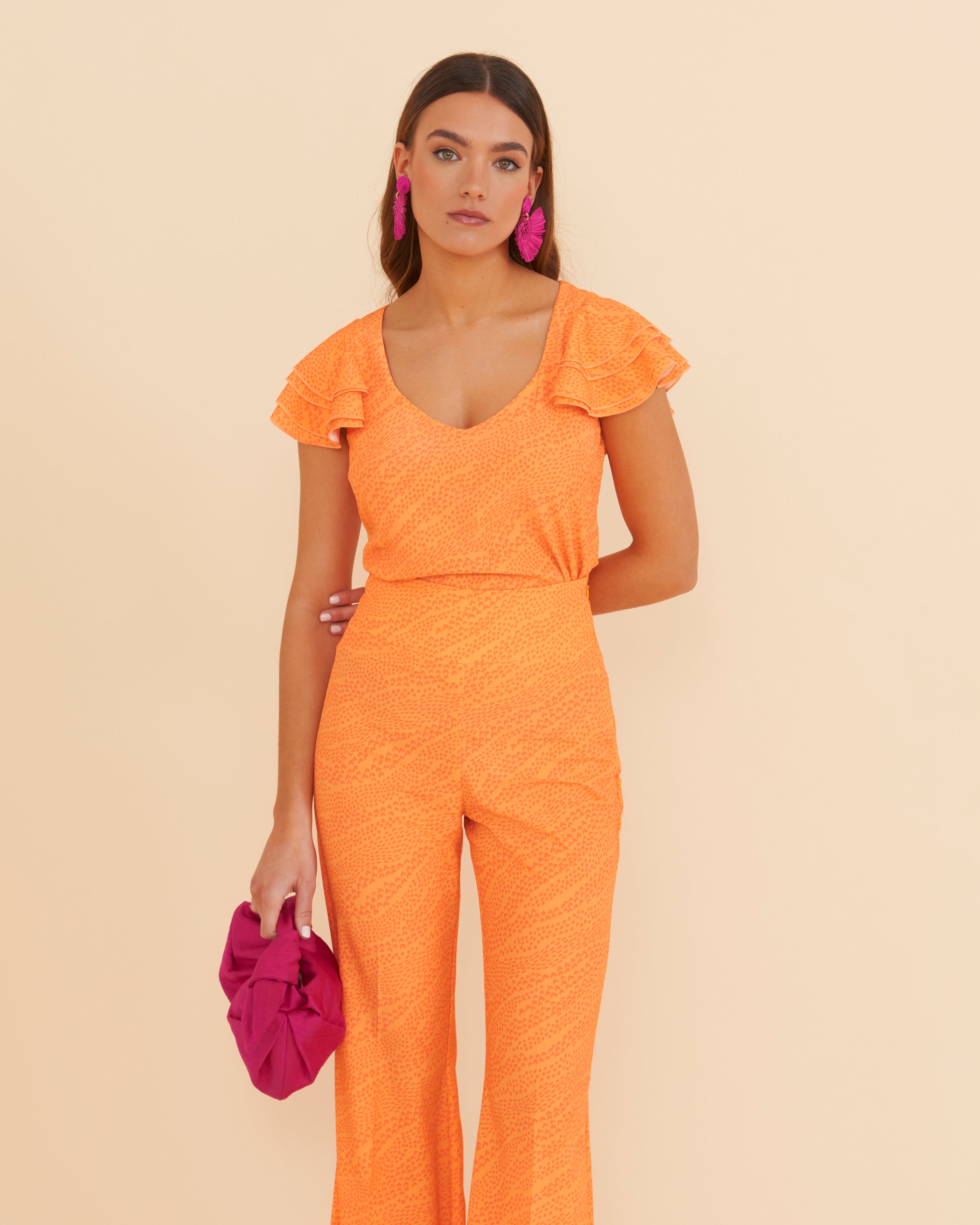 Blusa Zambra Nubia naranja