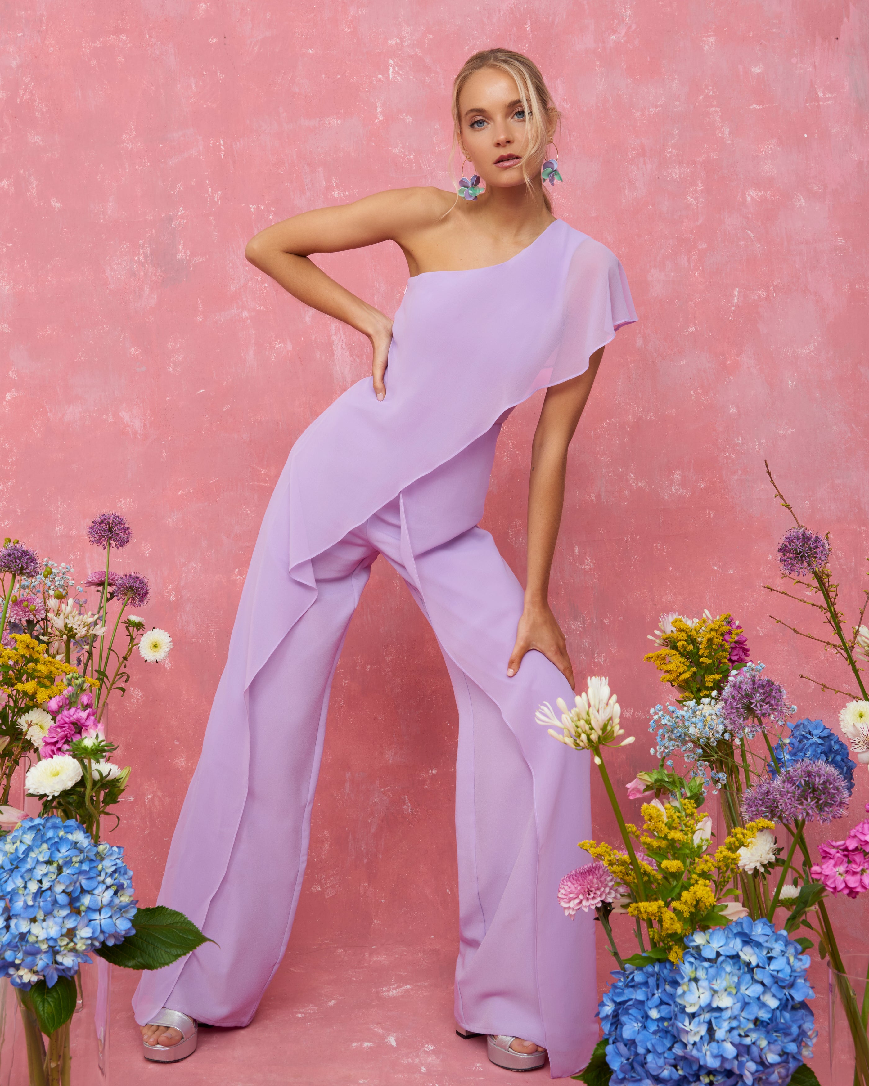 Sera Lavender Jumpsuit