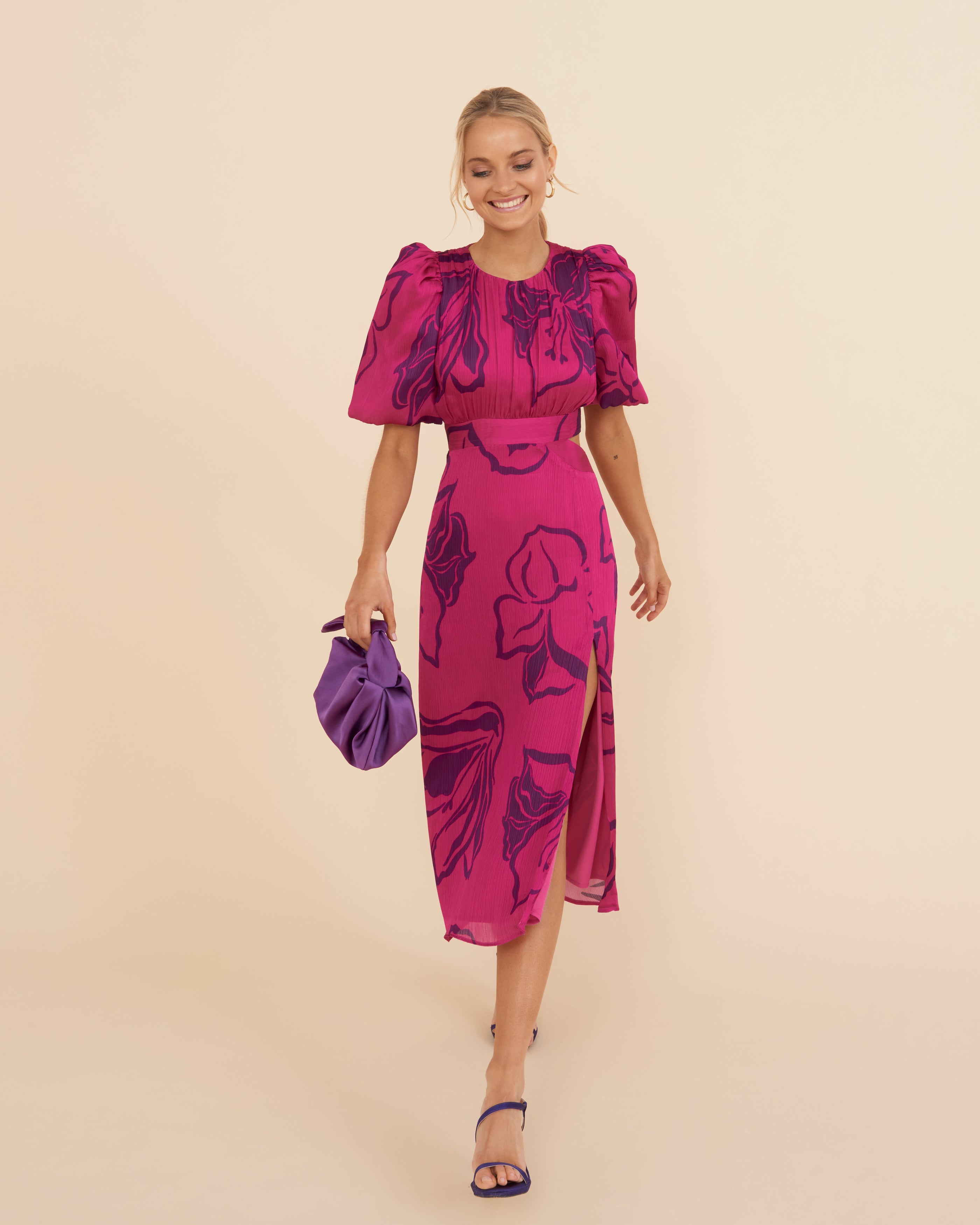 Angelique Aura fucsia Dress