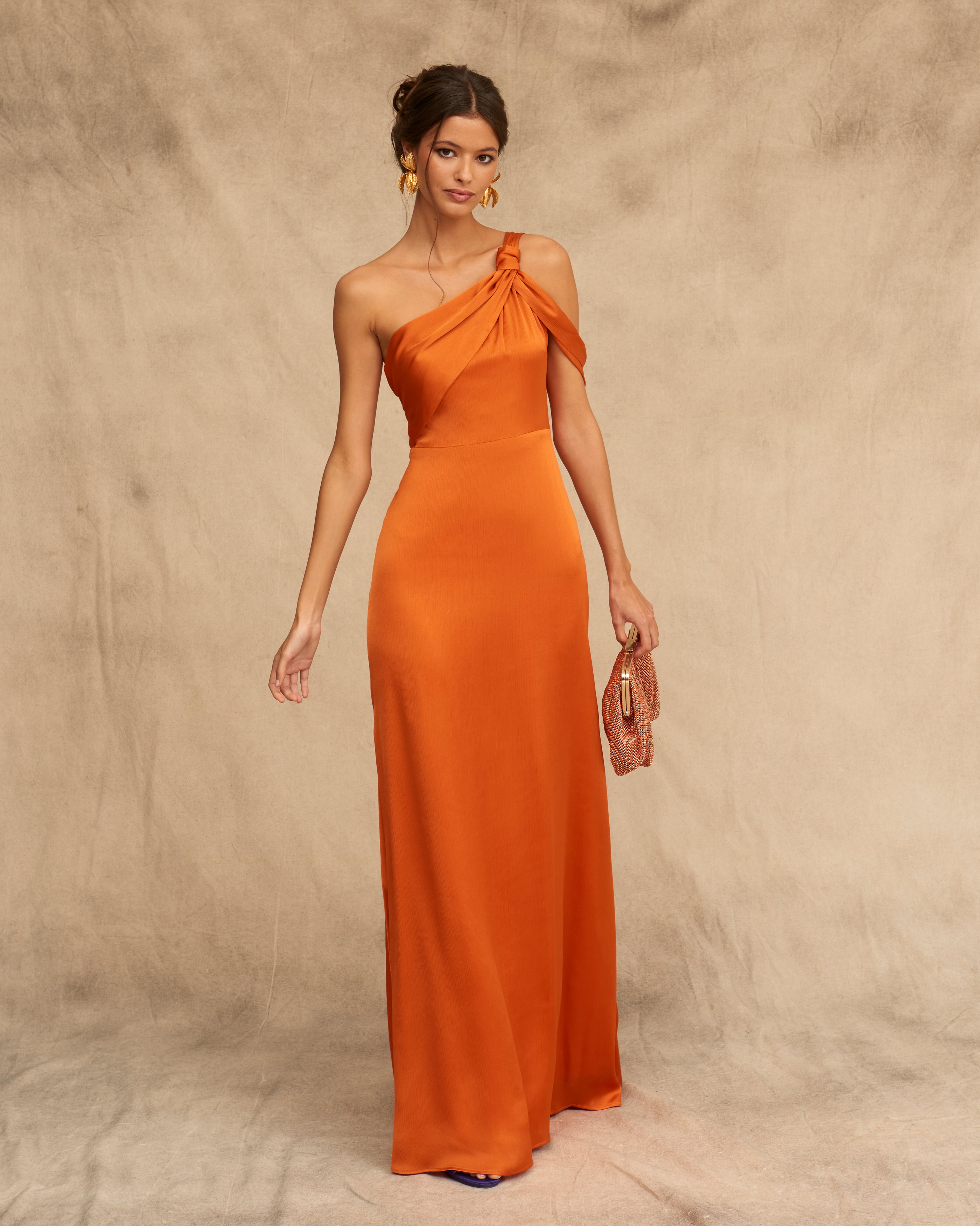 Vittoria Terracotta Dress