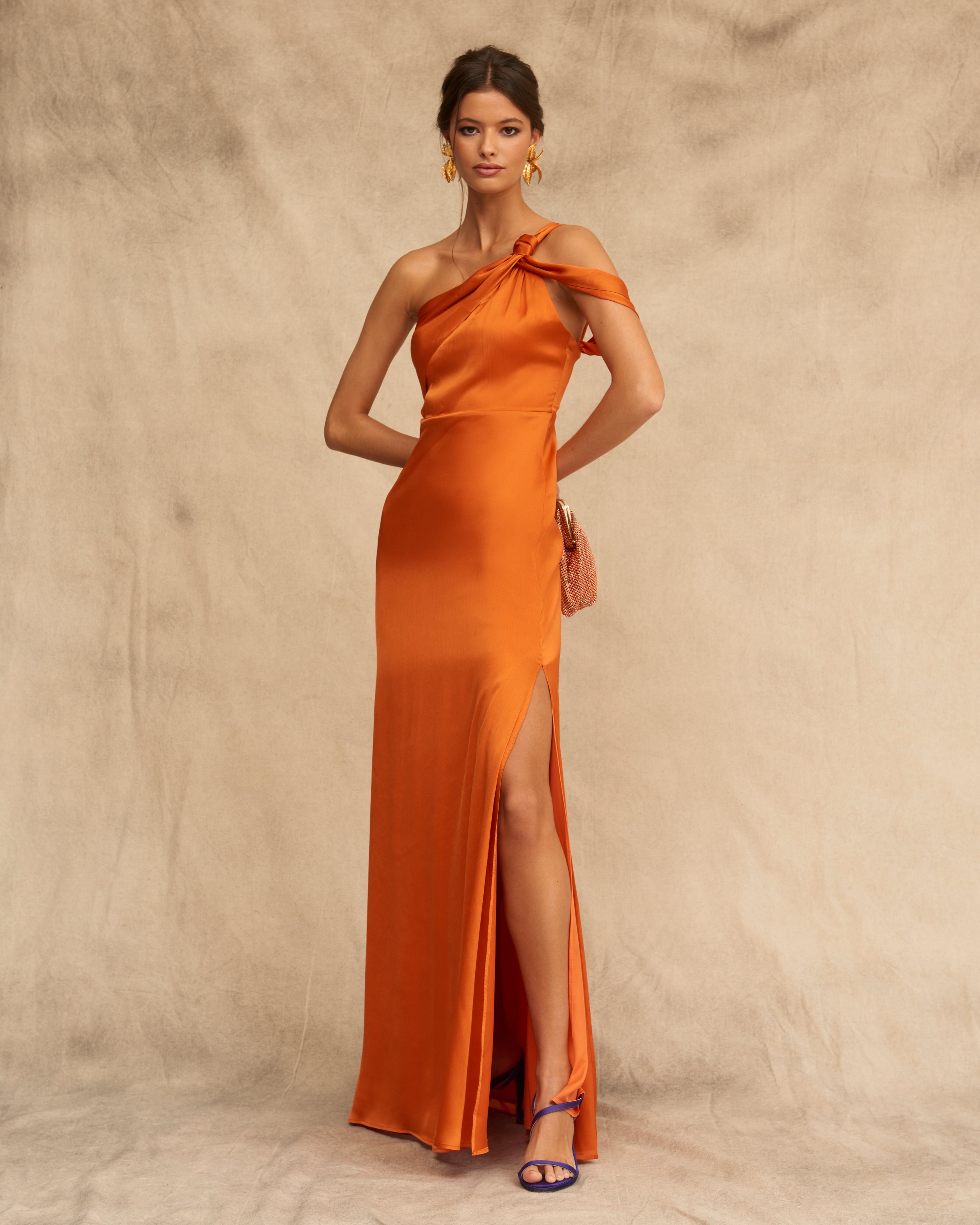 Vittoria Terracotta Dress