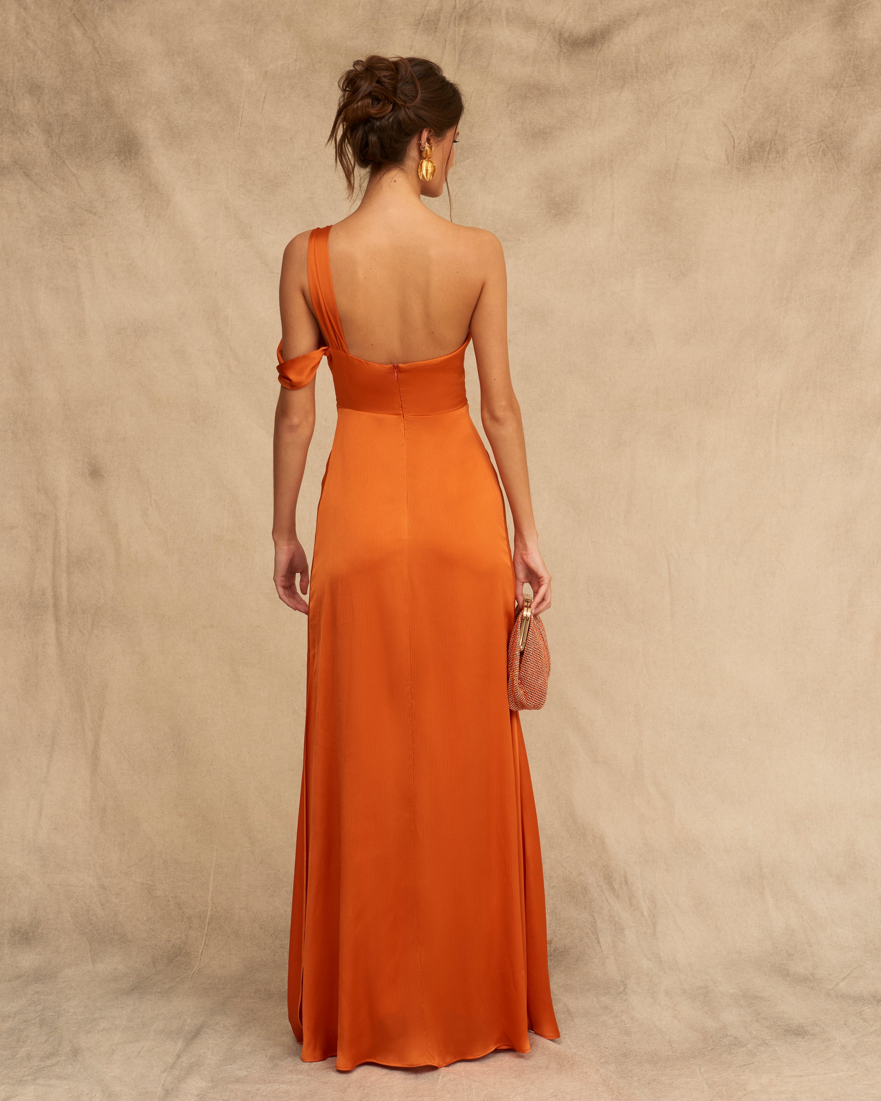 Vittoria Terracotta Dress