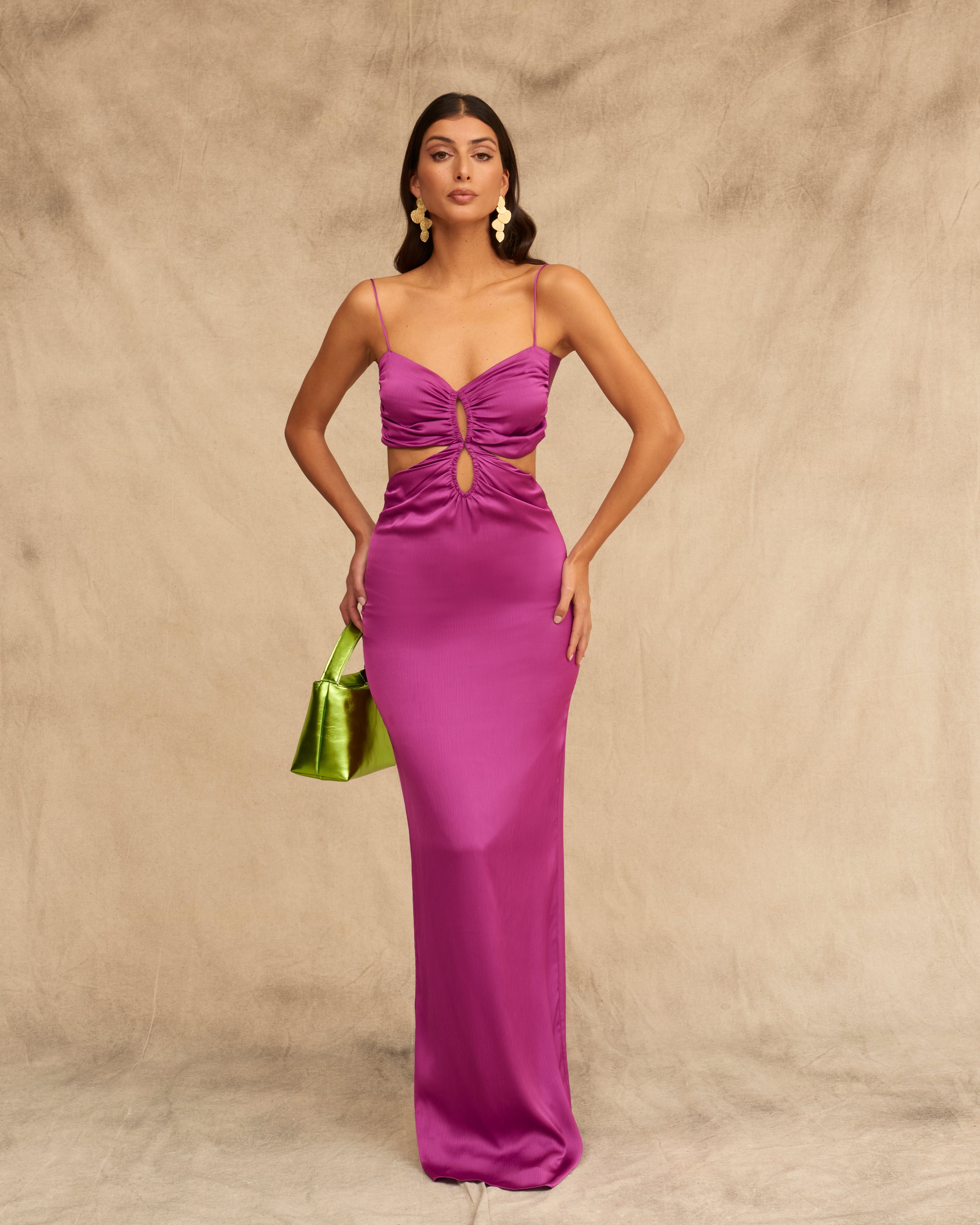 Vestido Felicia Morado