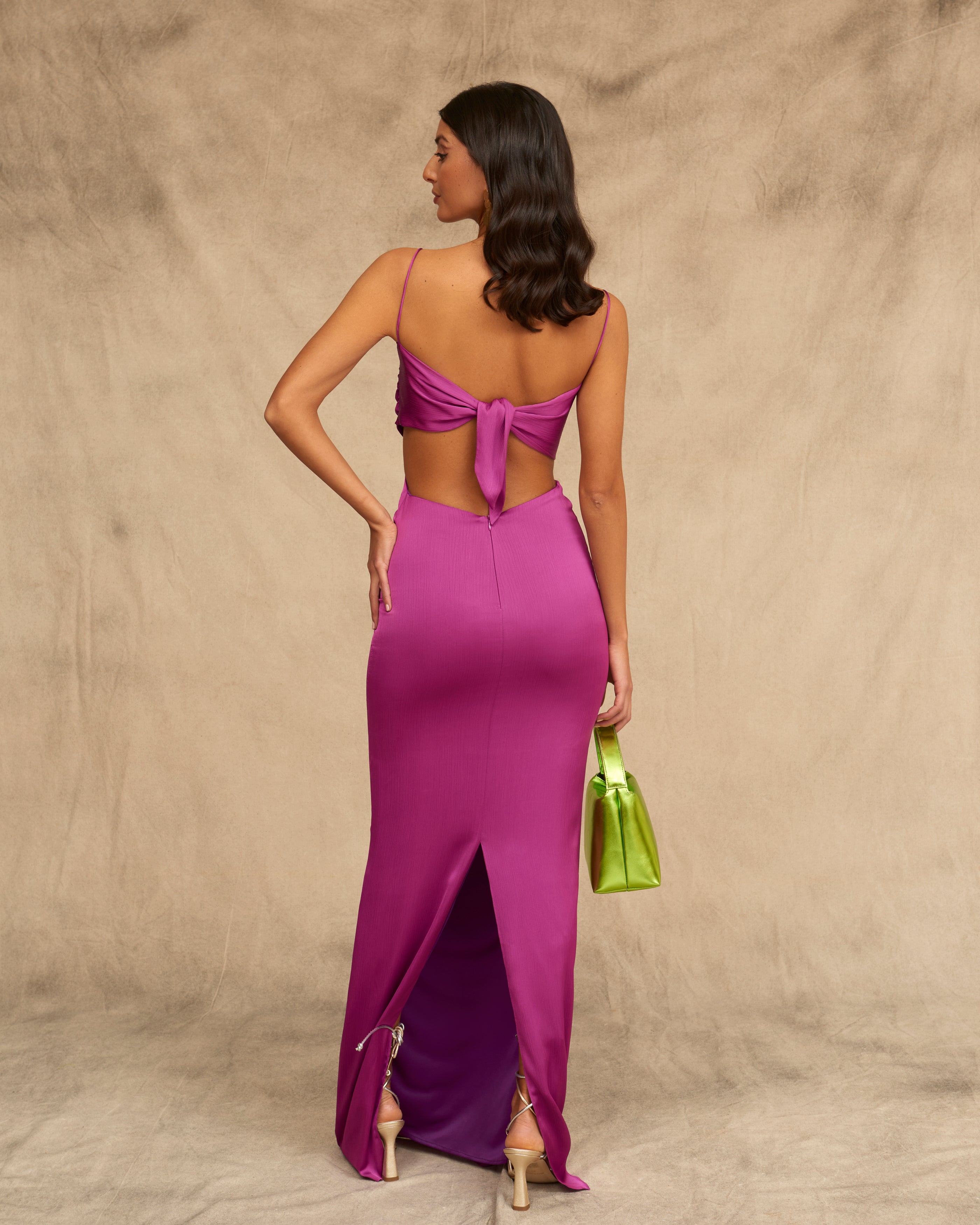 Vestido Felicia Morado