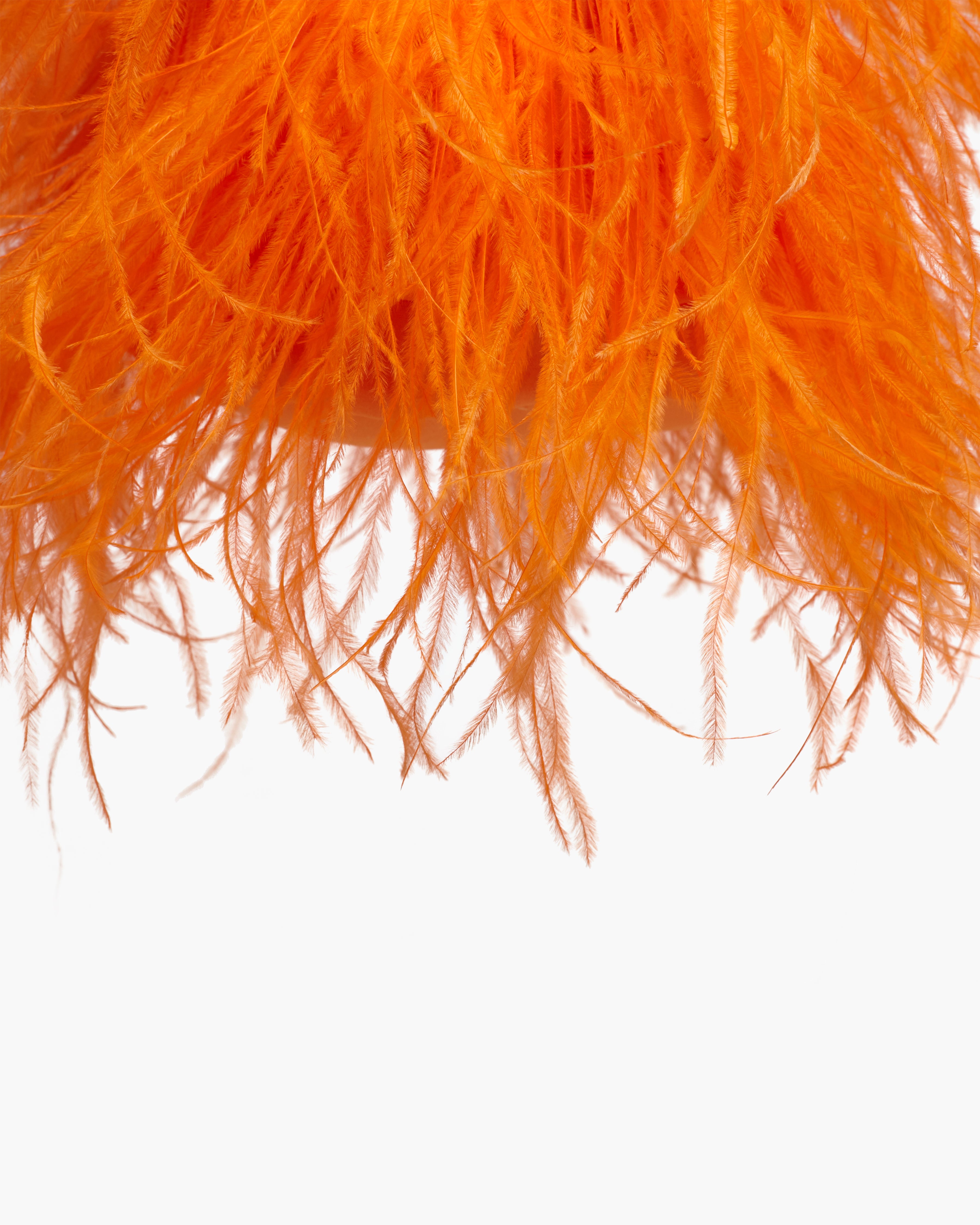 Sac Bruna Plumes Mandarine