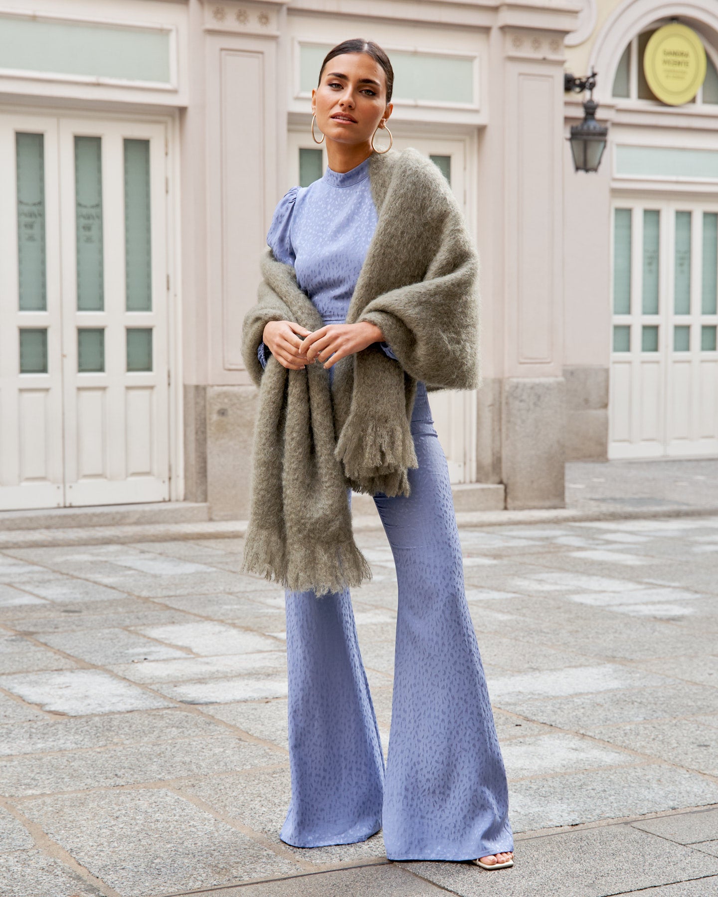 Chal de Mohair Verde