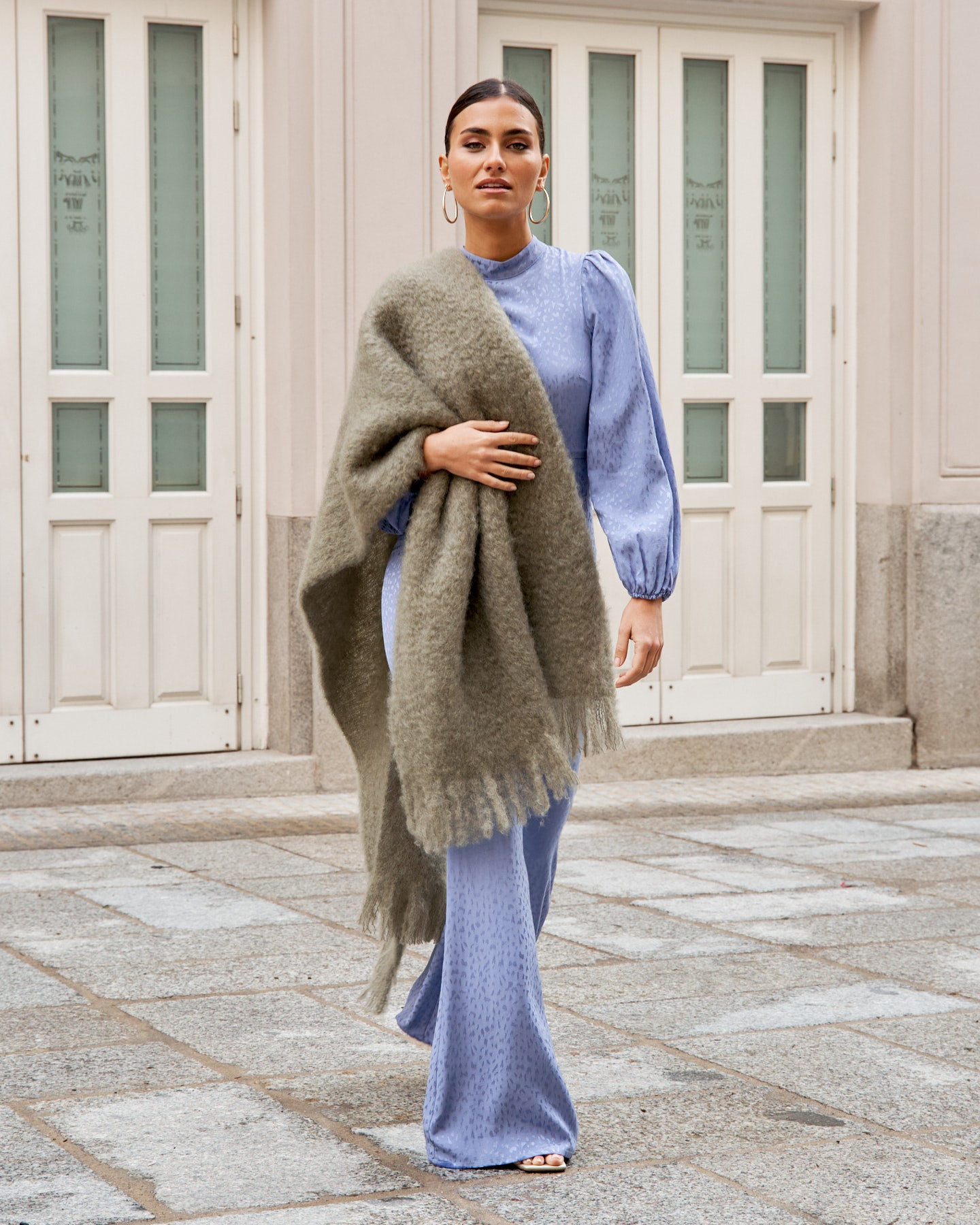 Chal de Mohair Verde