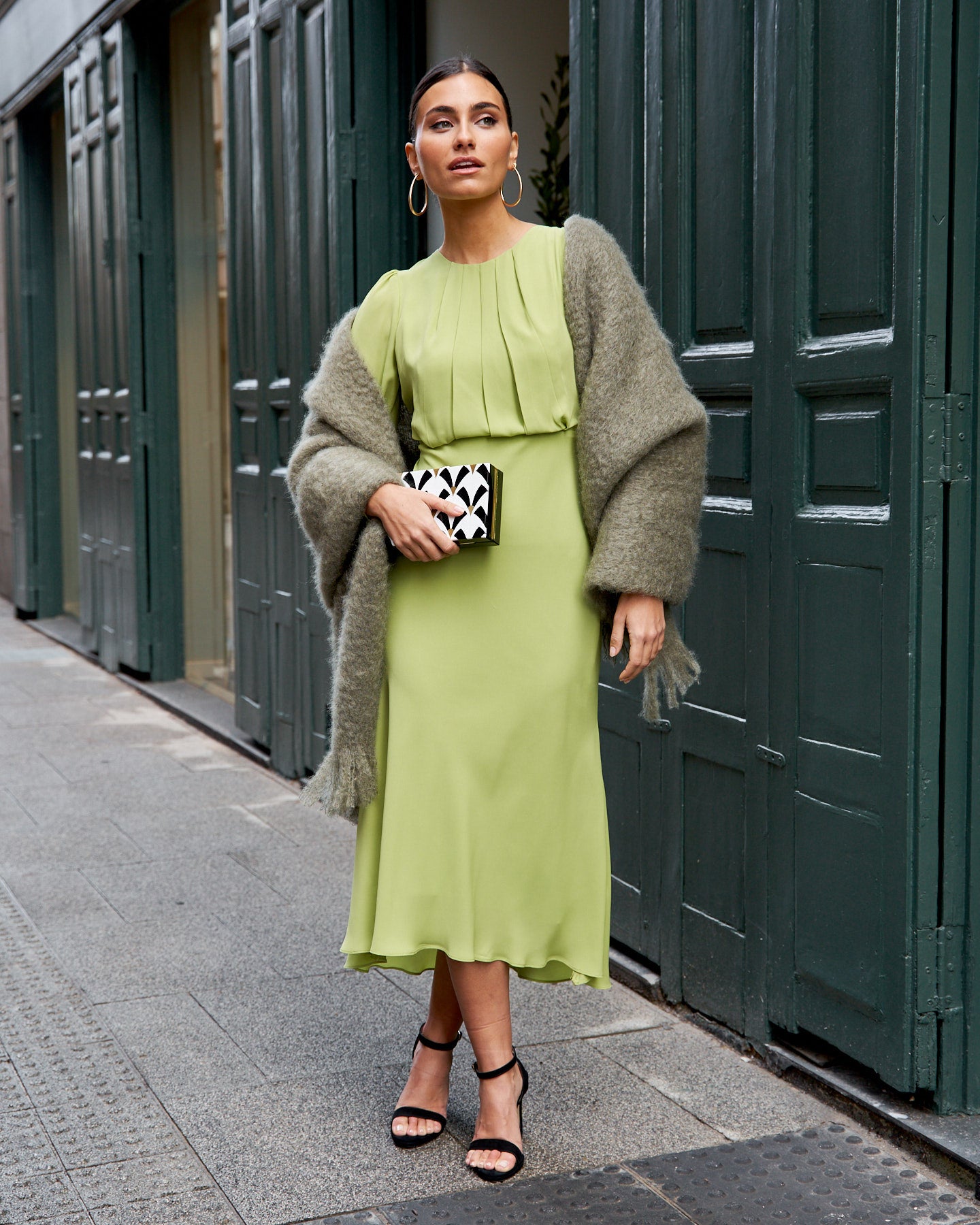Chal de Mohair Verde
