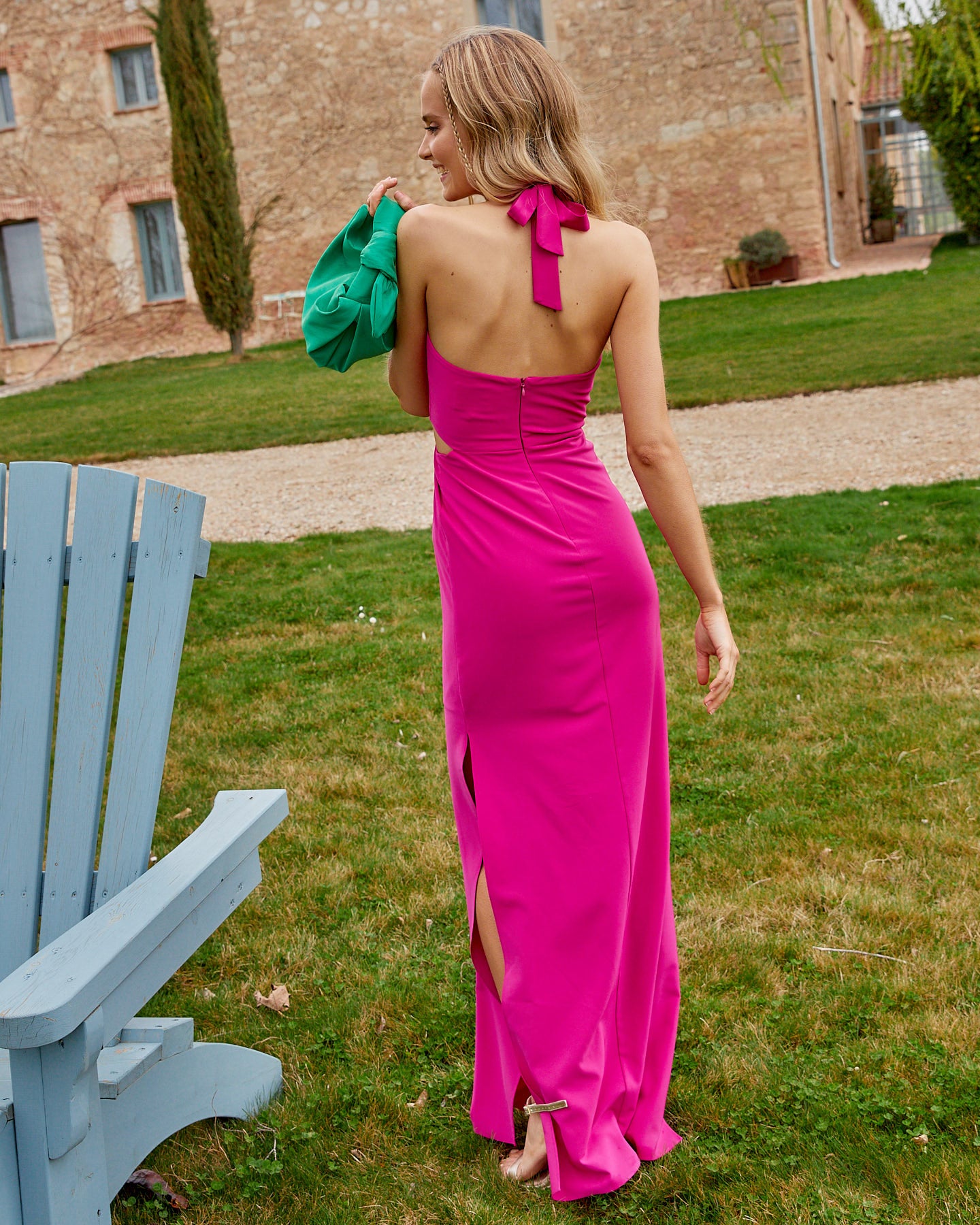 Vestido Adriático Fucsia