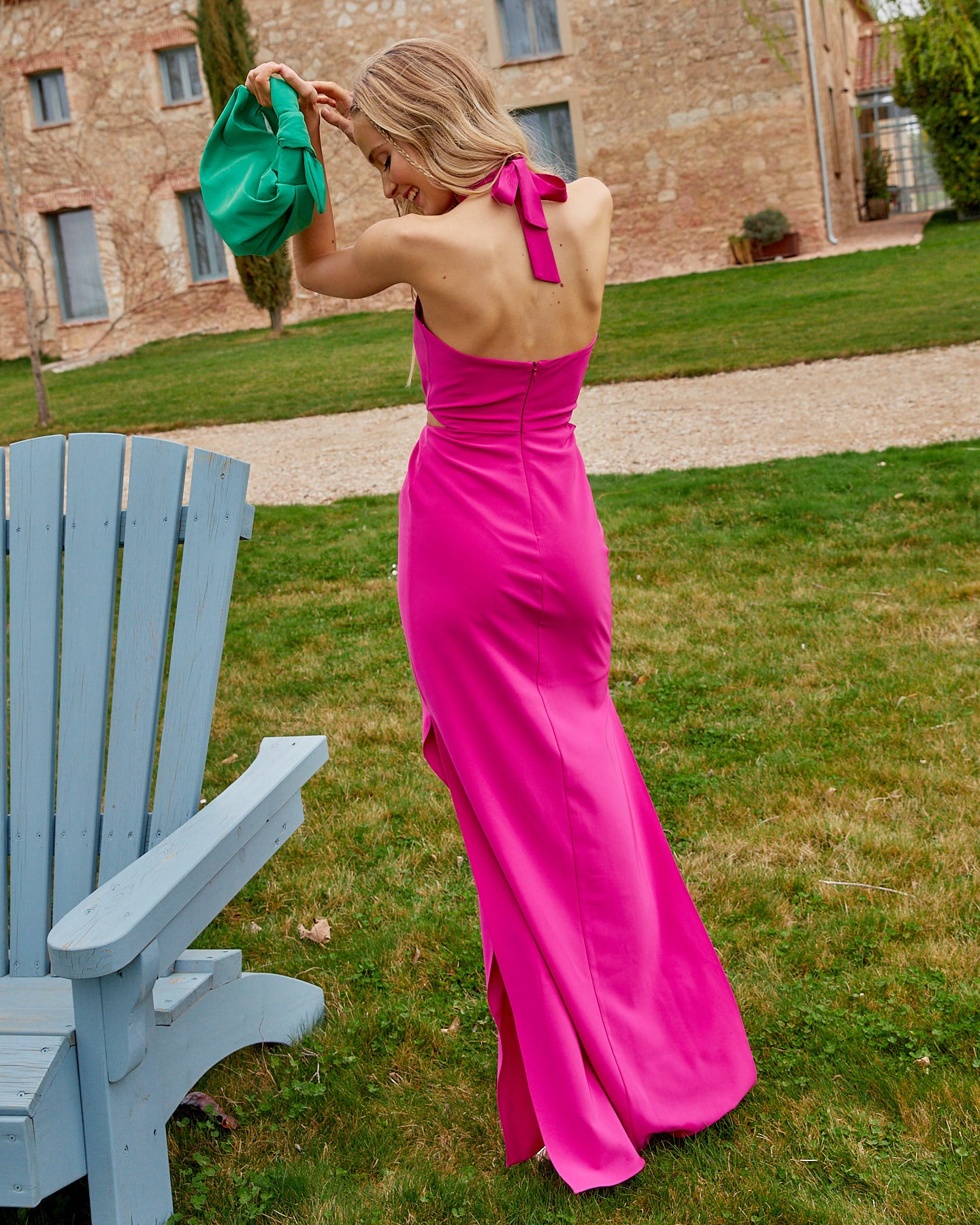 Vestido Adriático Fucsia