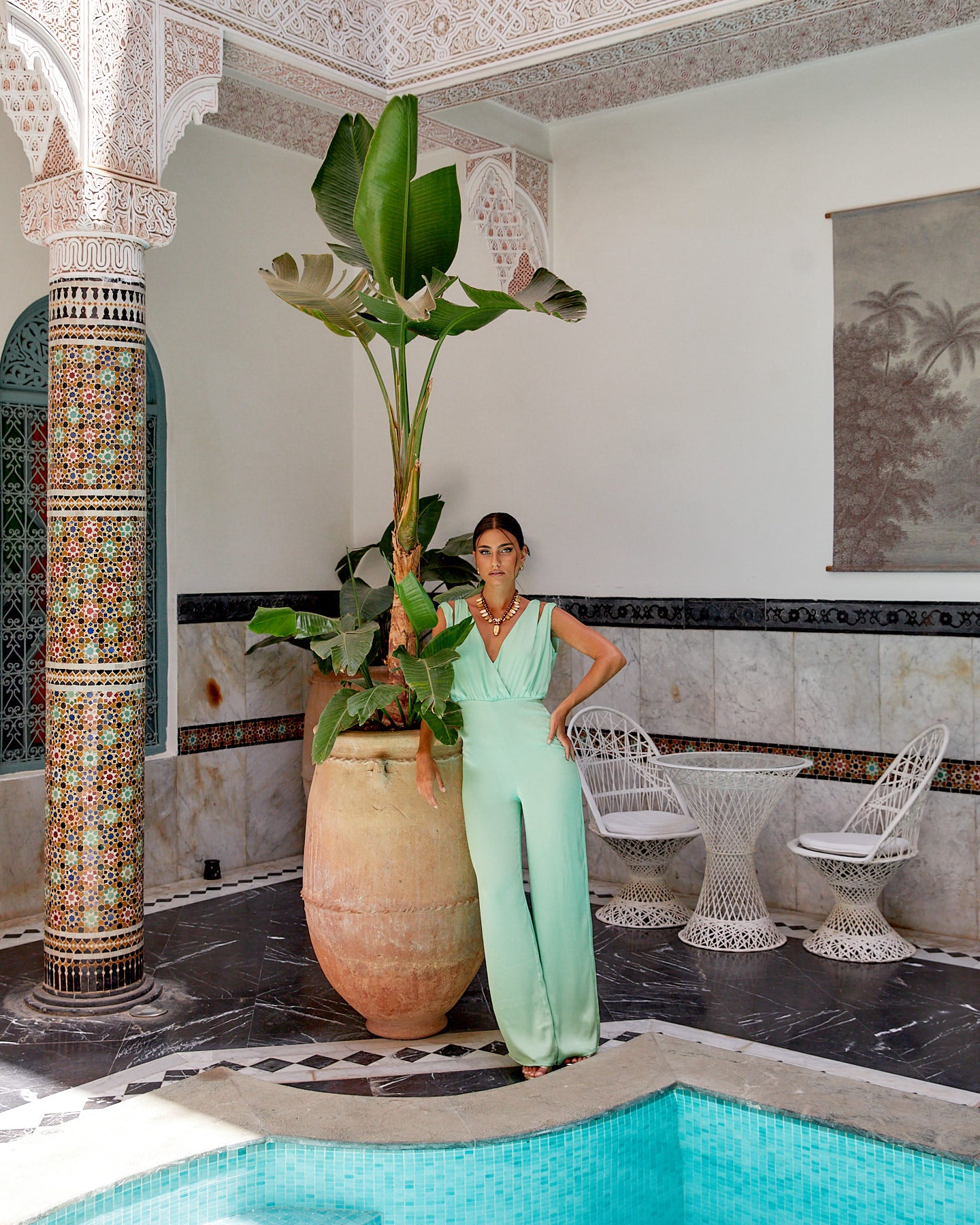 Luxor Lime Jumpsuit