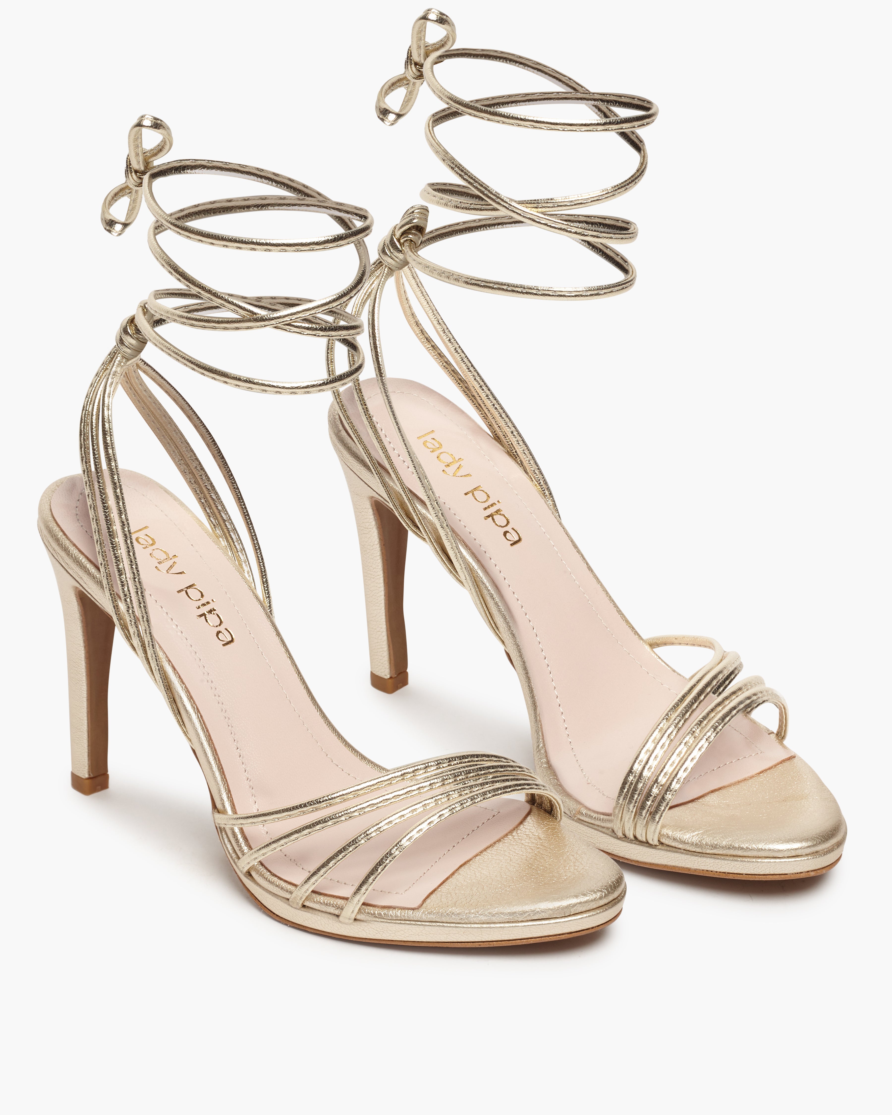 Allegra Gold Sandals