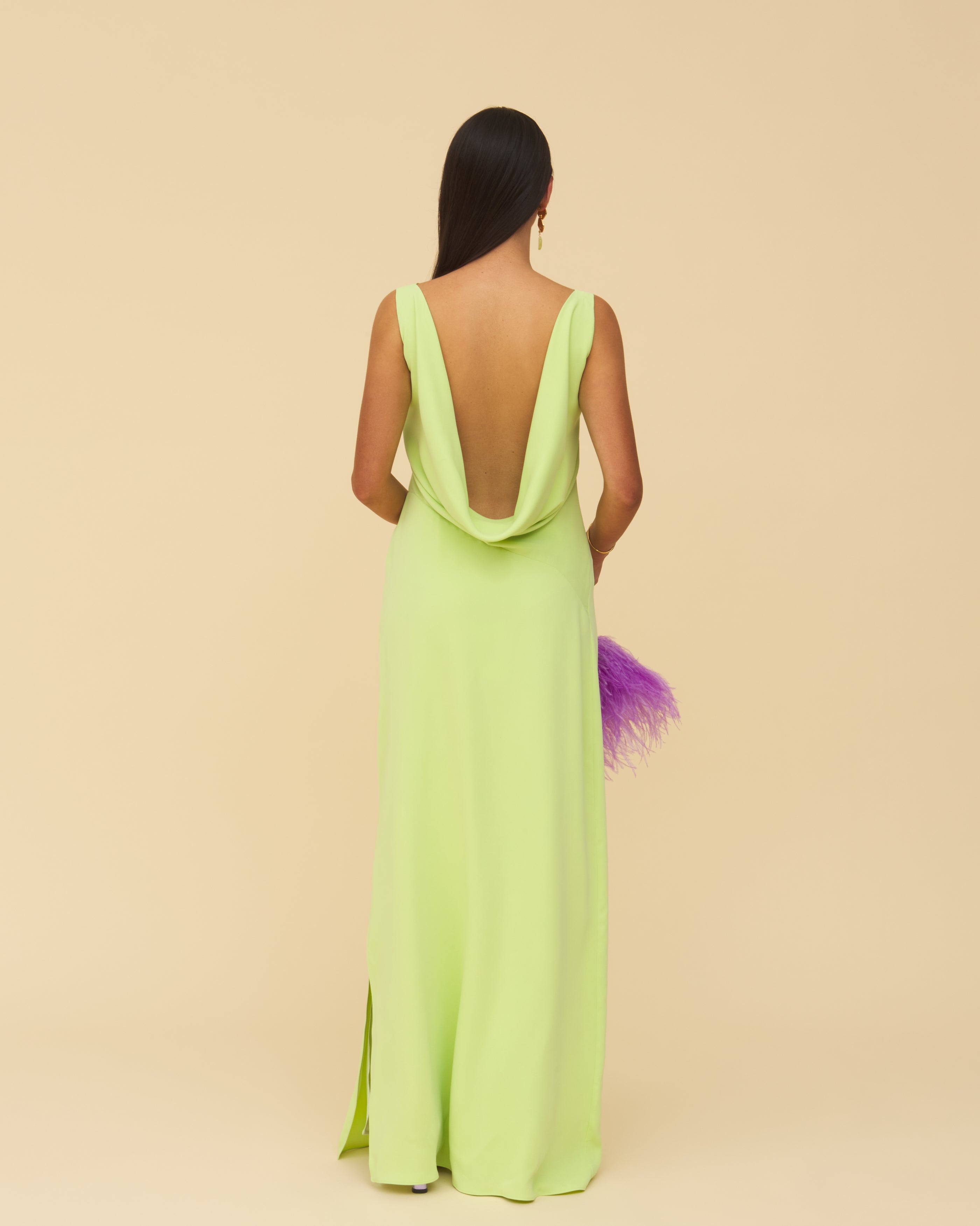Octavia Chlorophyll green Dress