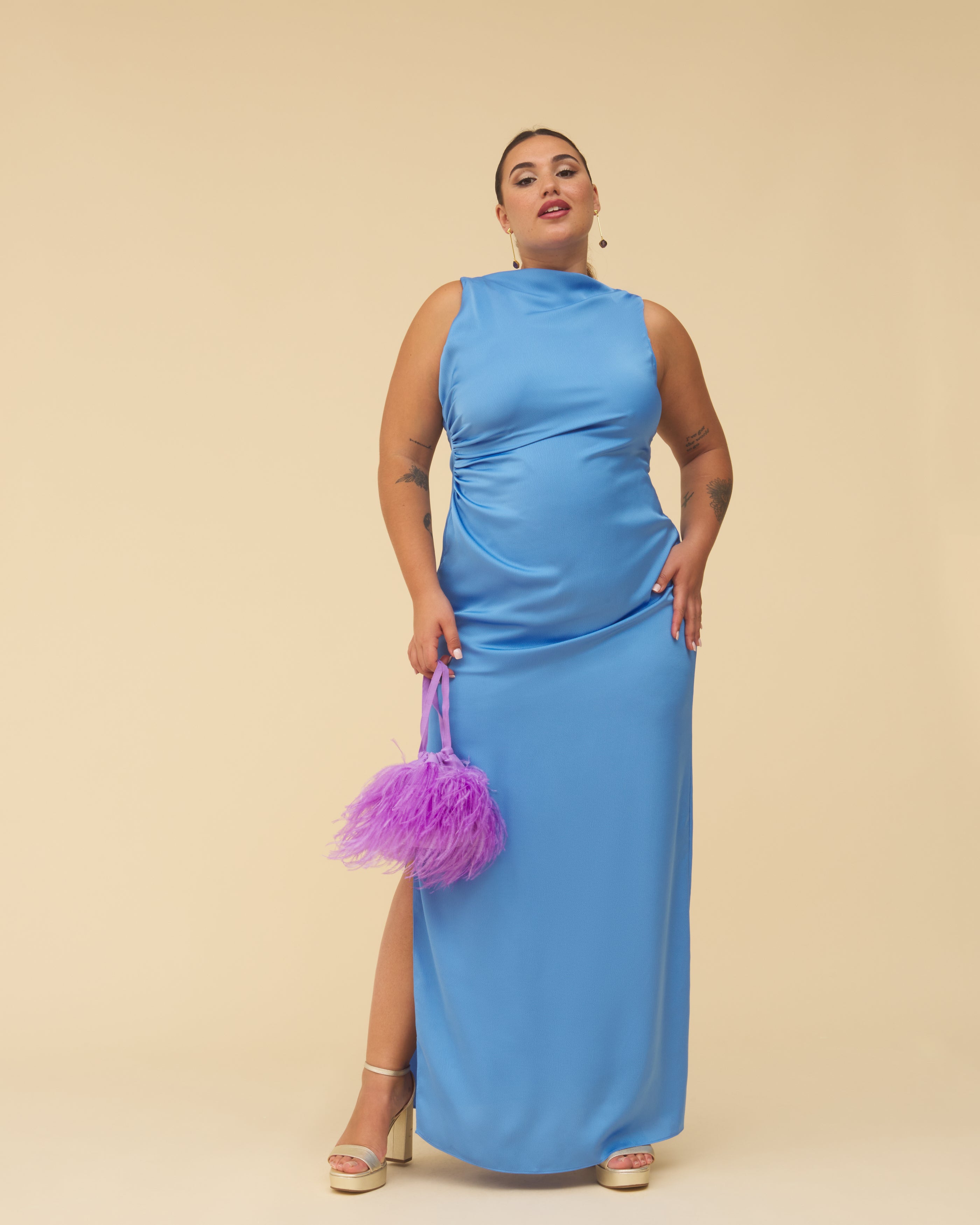 Vestido Renata Azul