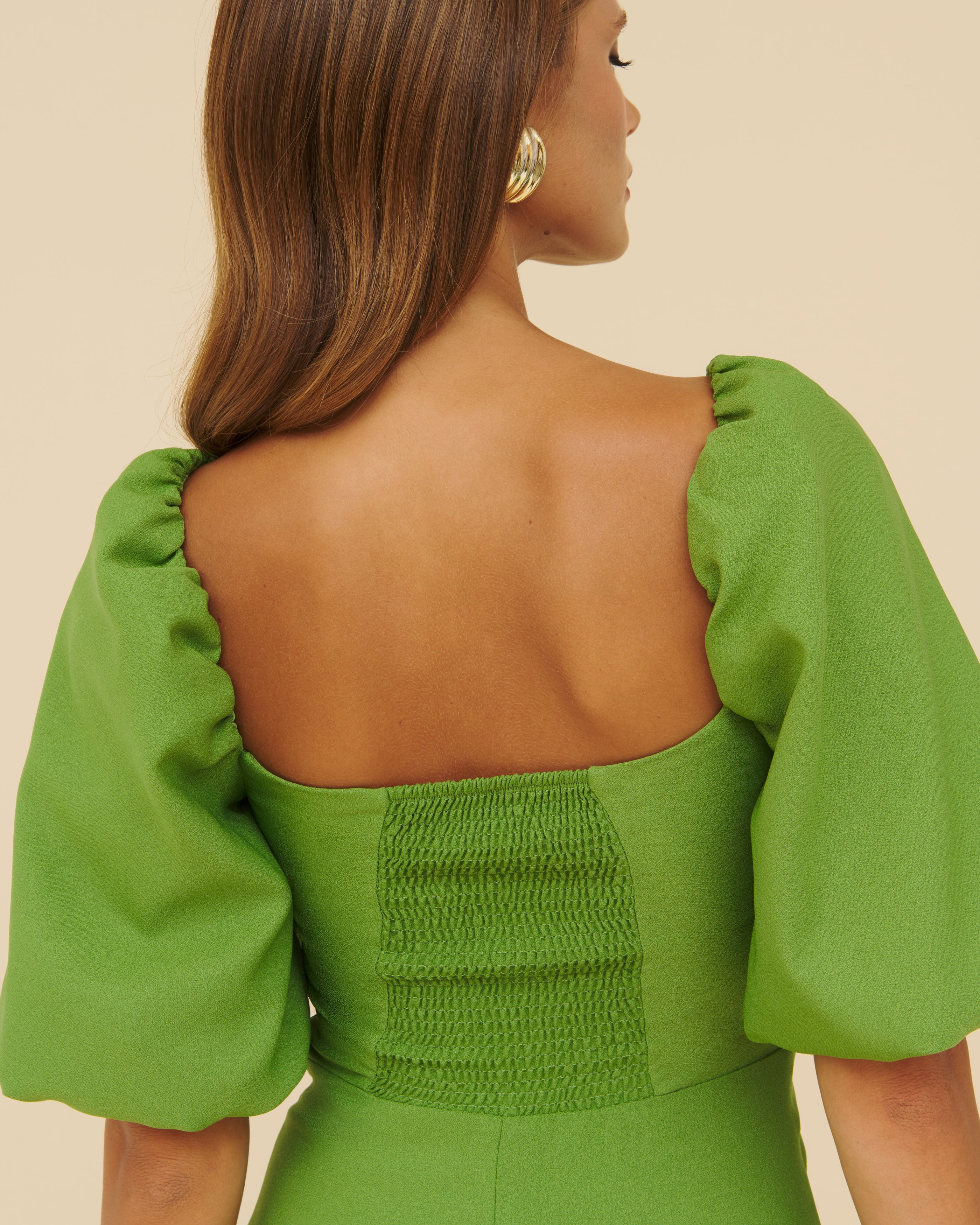 Luciana Green Dress