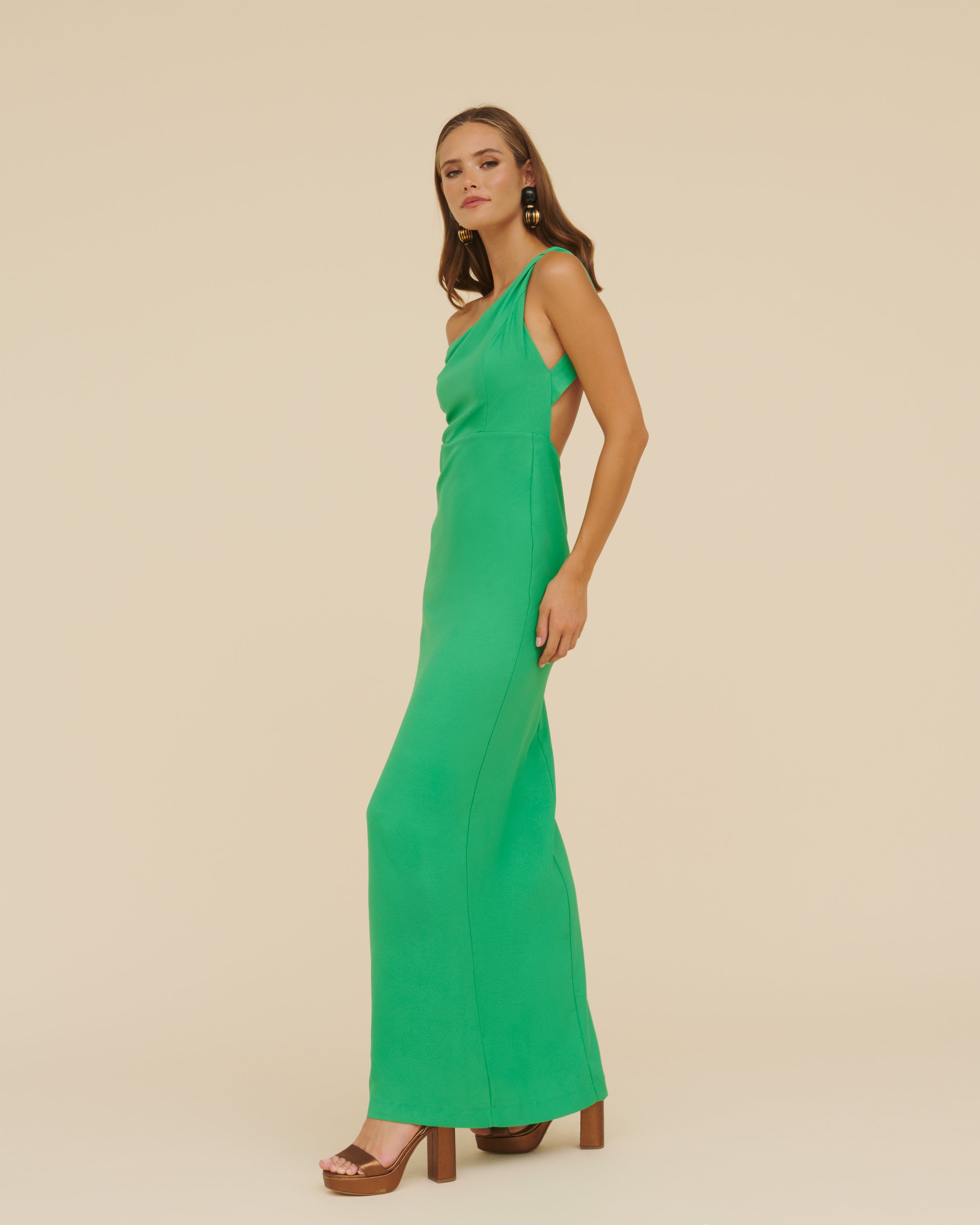 Campania Green Dress