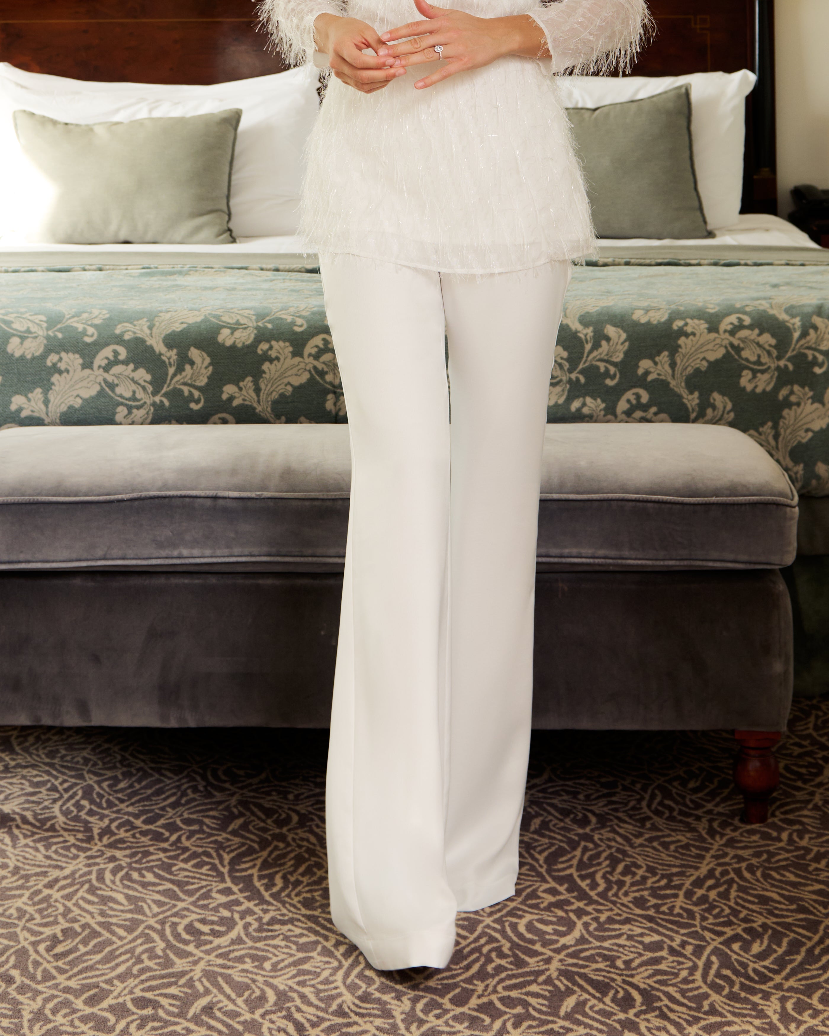 Violeta White Trousers