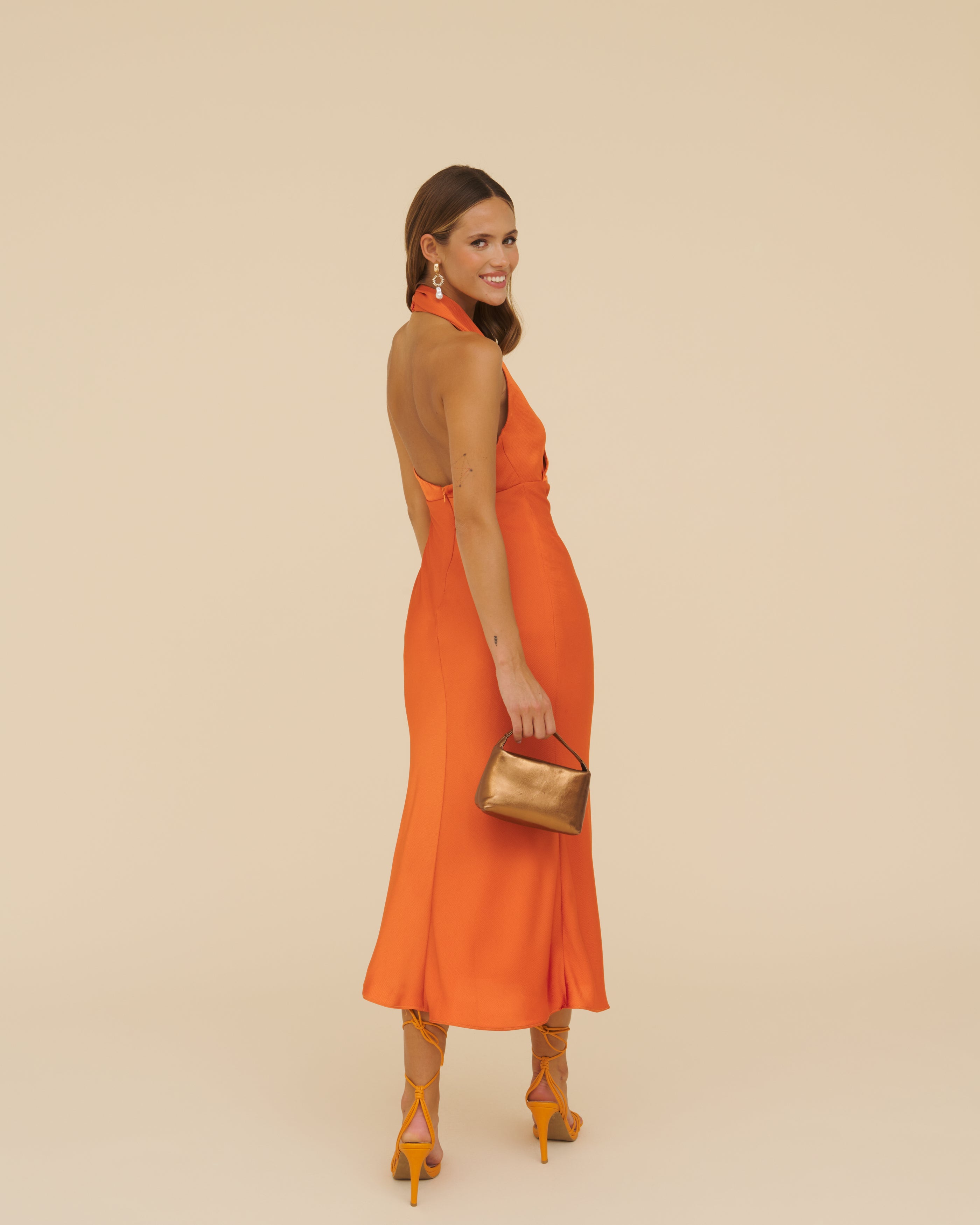 Binibeca Russet Orange Dress