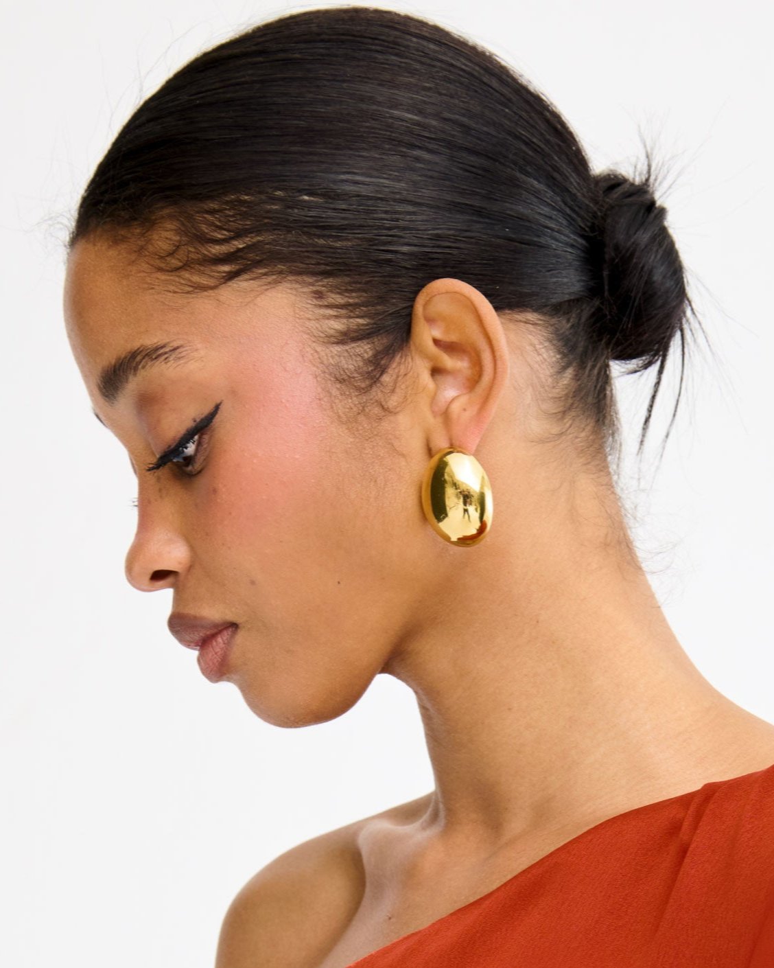 Óvalo Gold Earrings