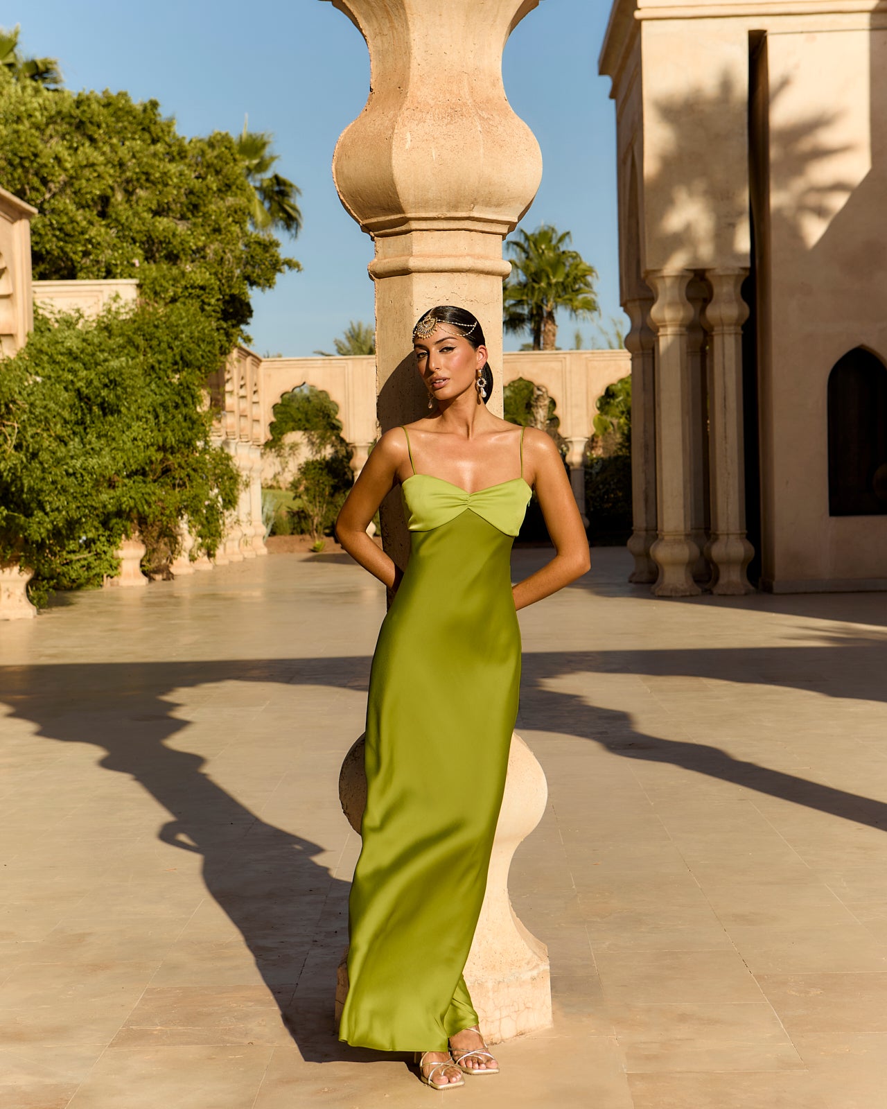 Brahma Green Dress