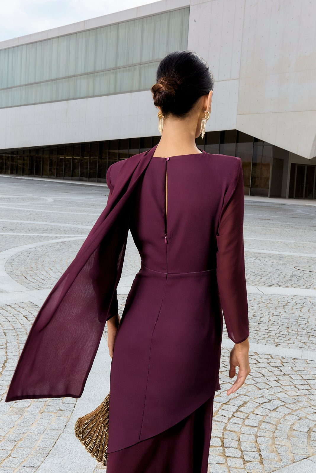 Vestido Viena Berenjena