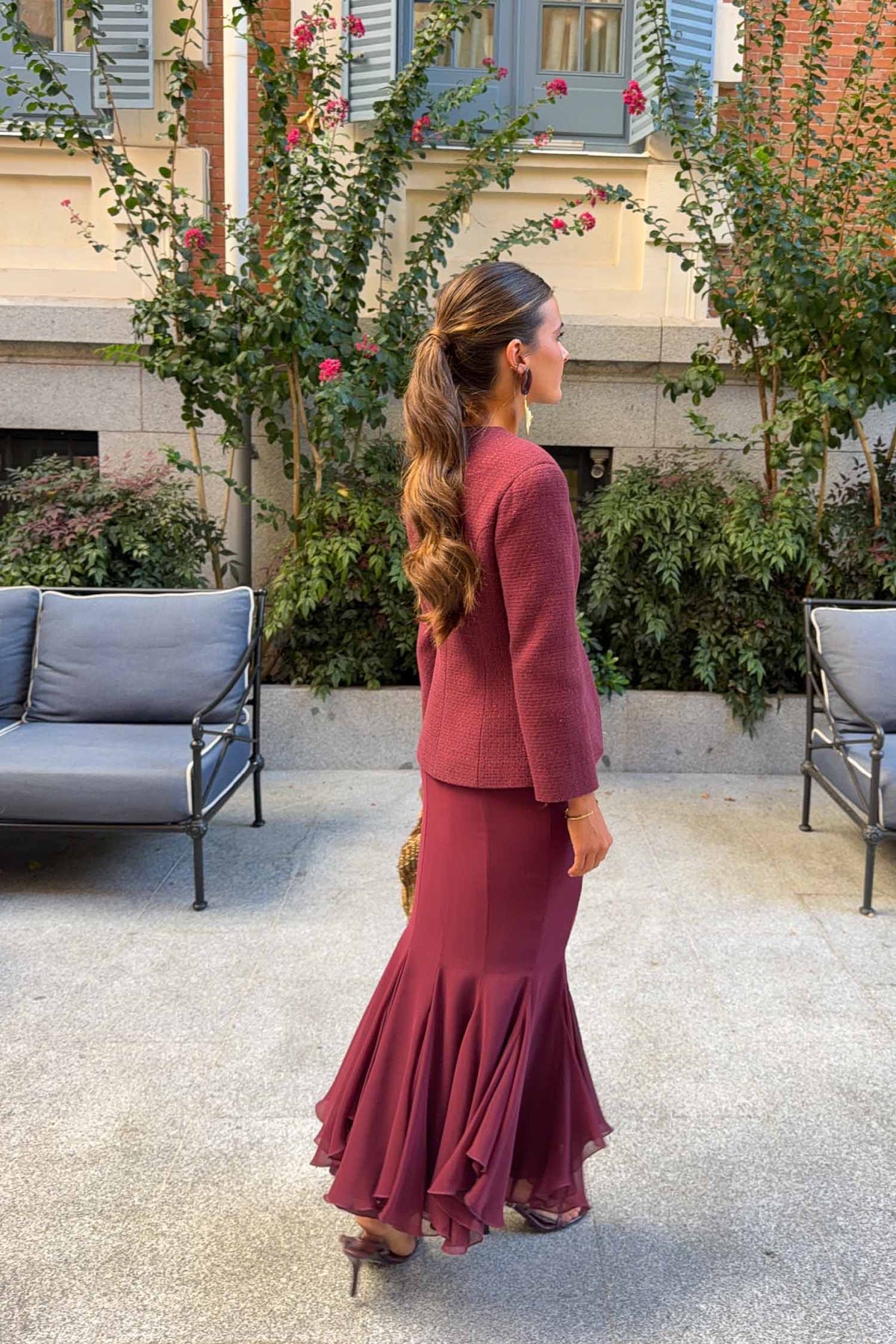 Blazer Bianca Granate