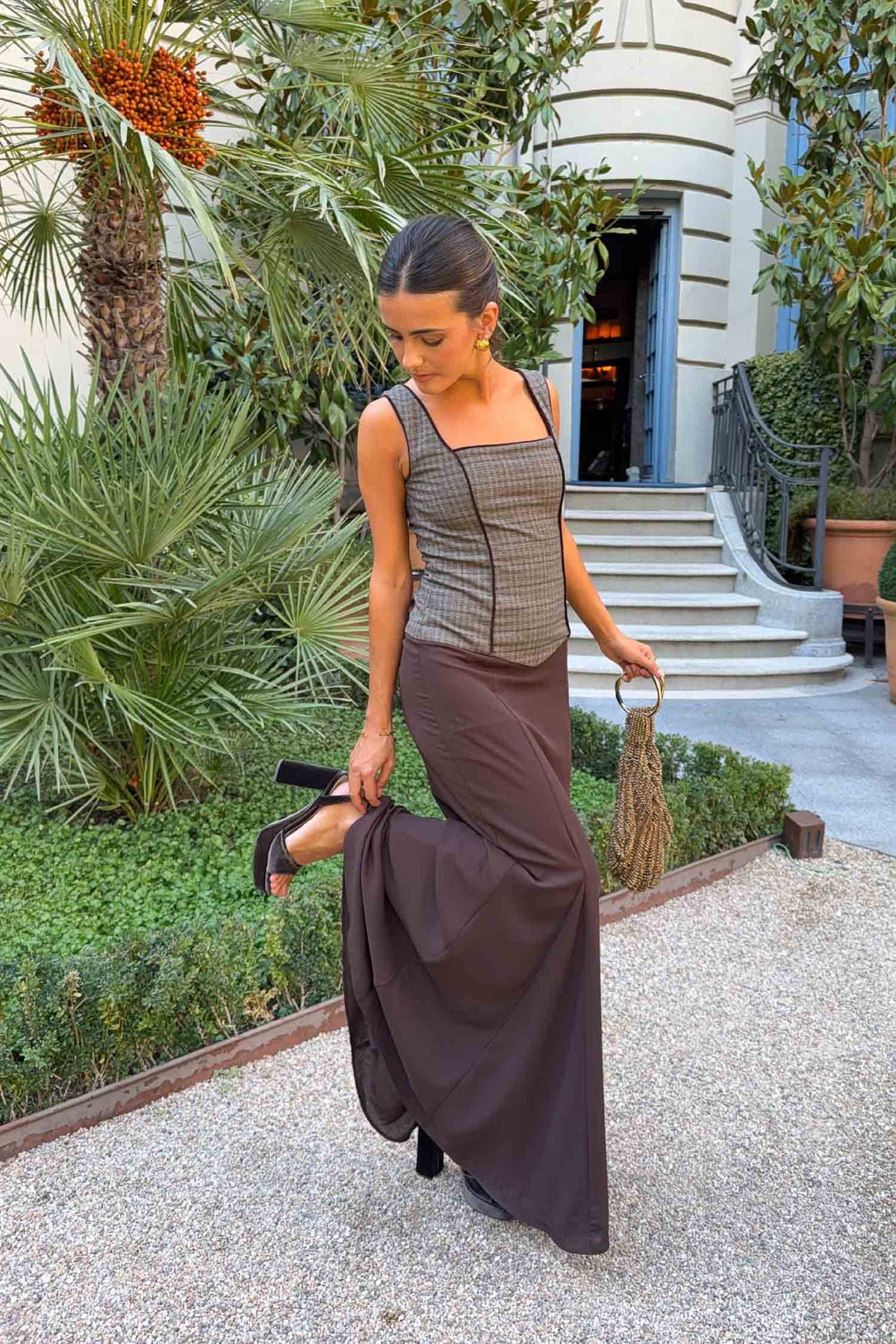Vestido Augusta Windsor Chocolate