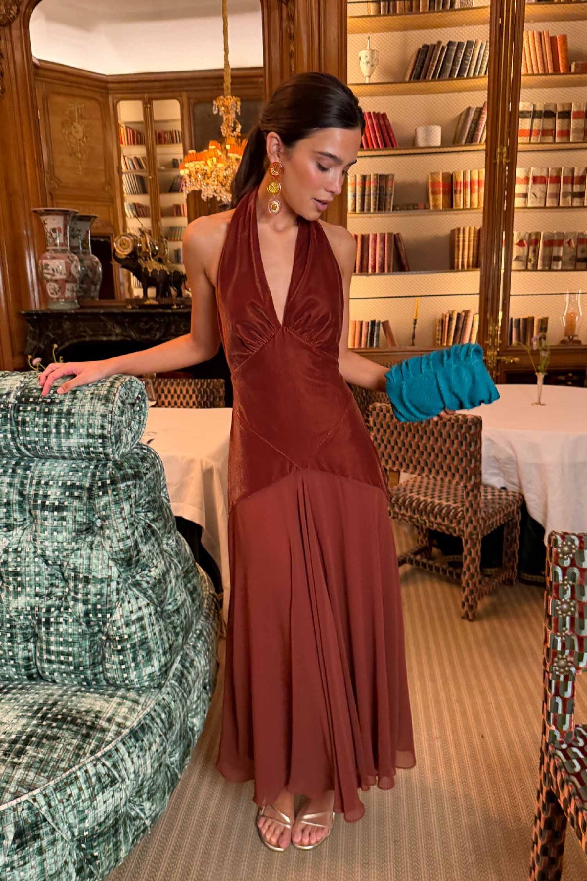 Vestido Frida Cobre