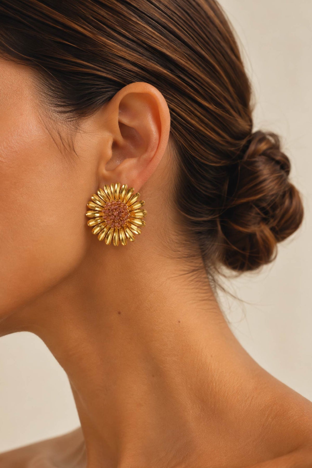 Pendientes Apolo Dorado
