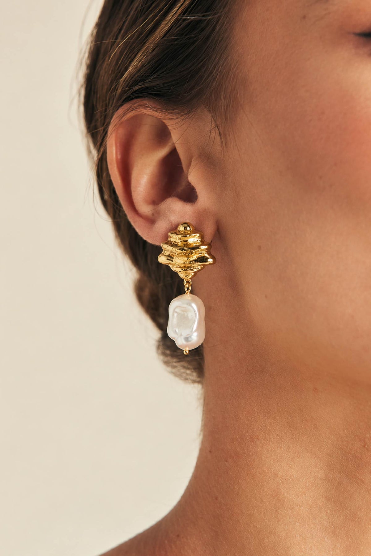 Boucles d'oreilles Hera Doré