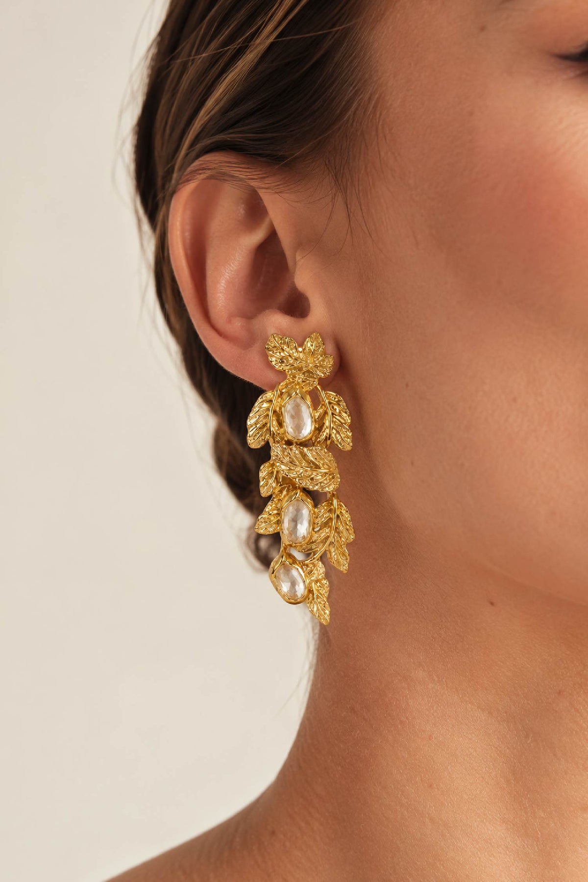 Boucles d'oreilles Selene Doré