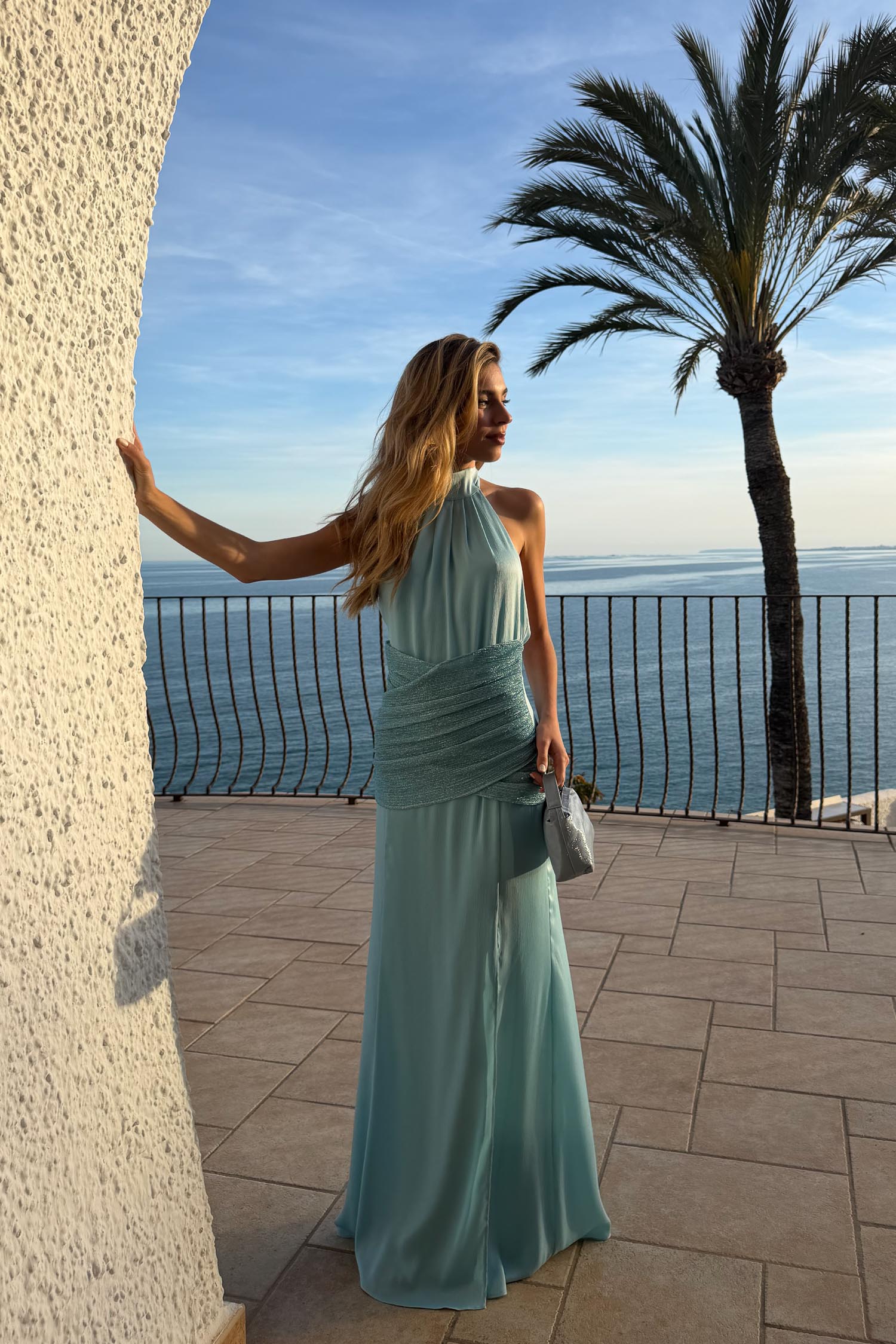 Vestido Portixol Celeste