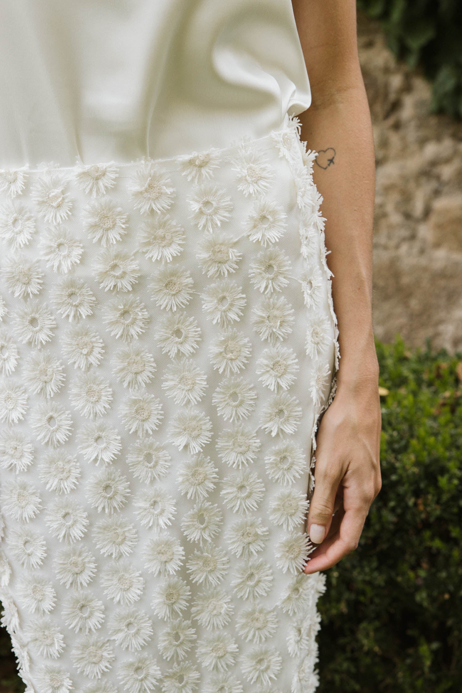 Izara Ivory Skirt