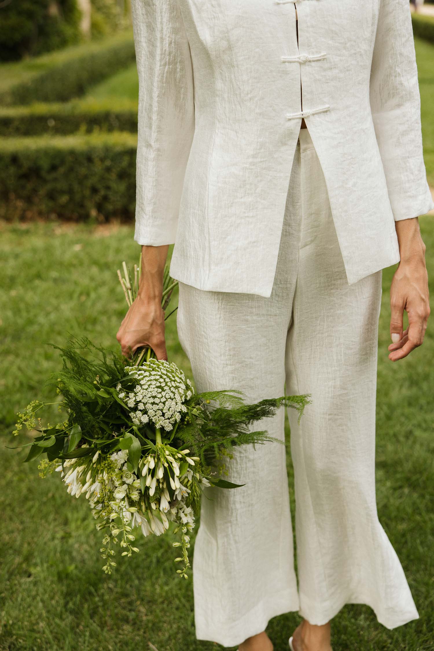 Perseida Trousers Ivory
