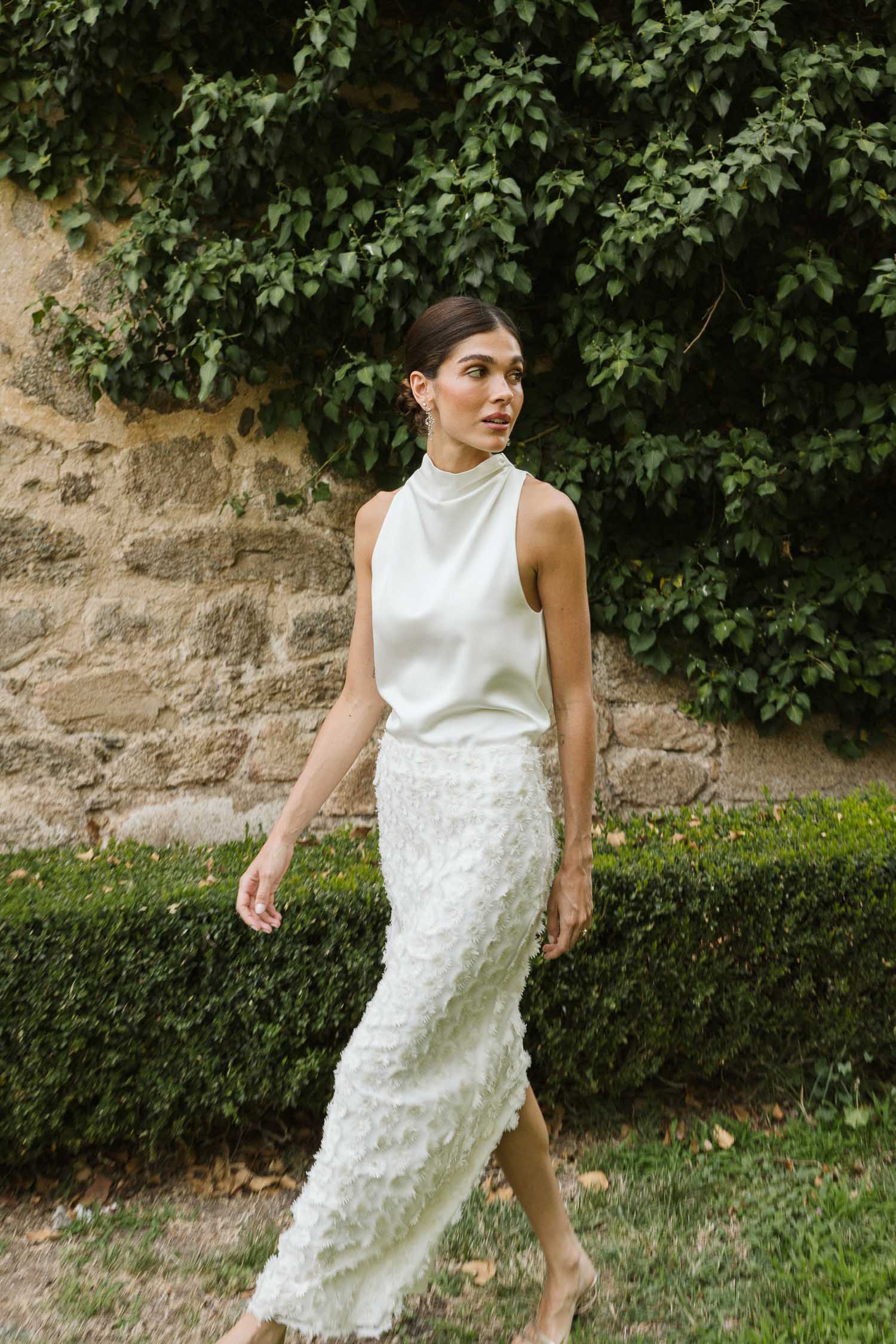 Izara Ivory Skirt
