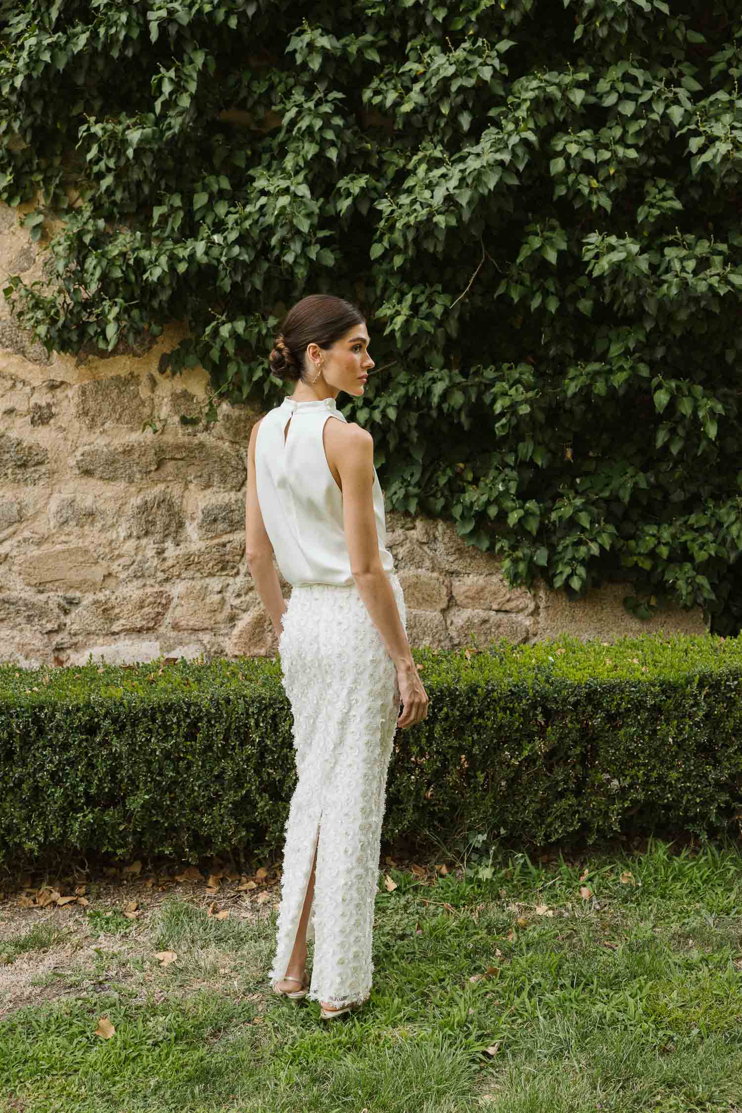 Izara Ivory Skirt