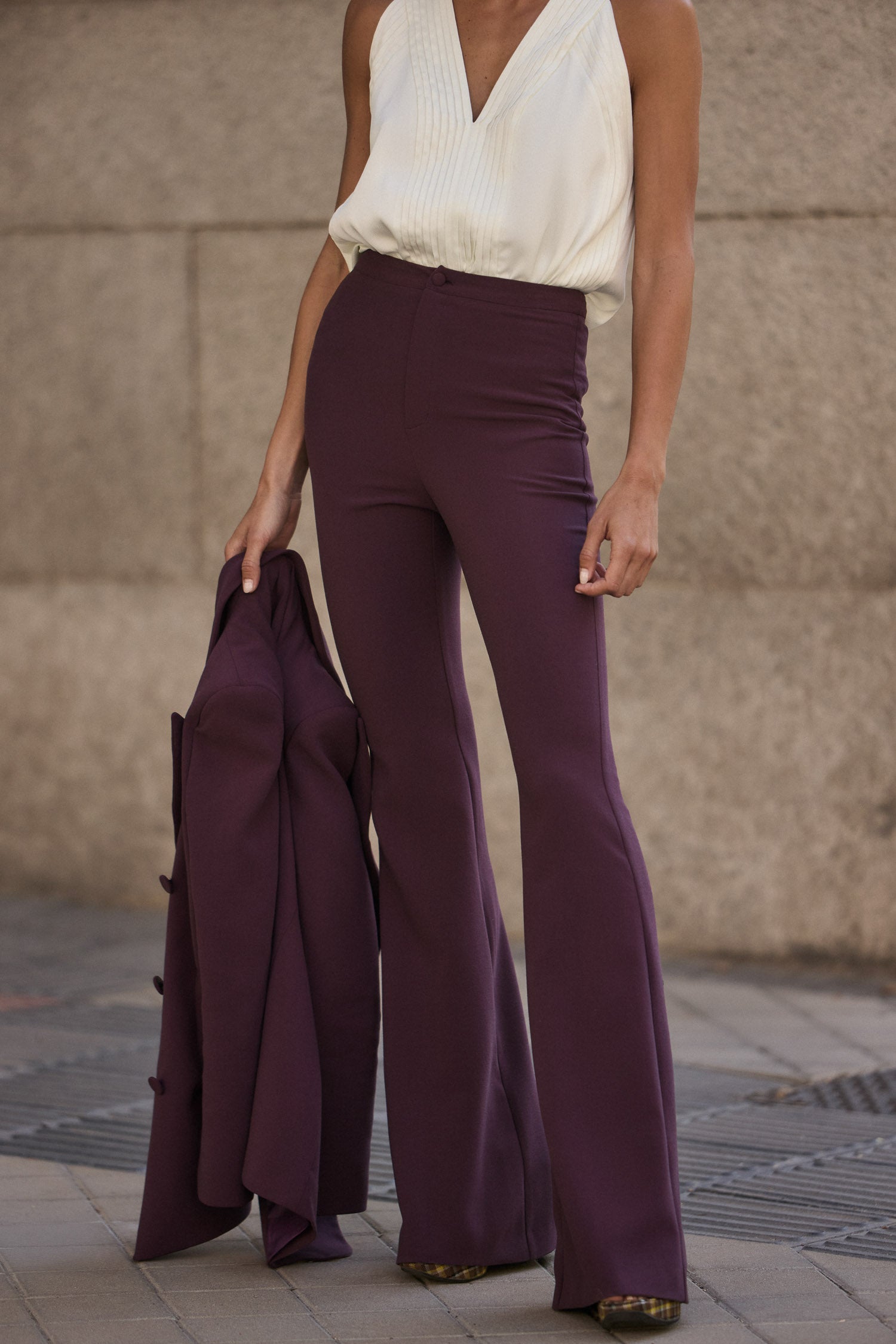 Pantalón Ons Berenjena