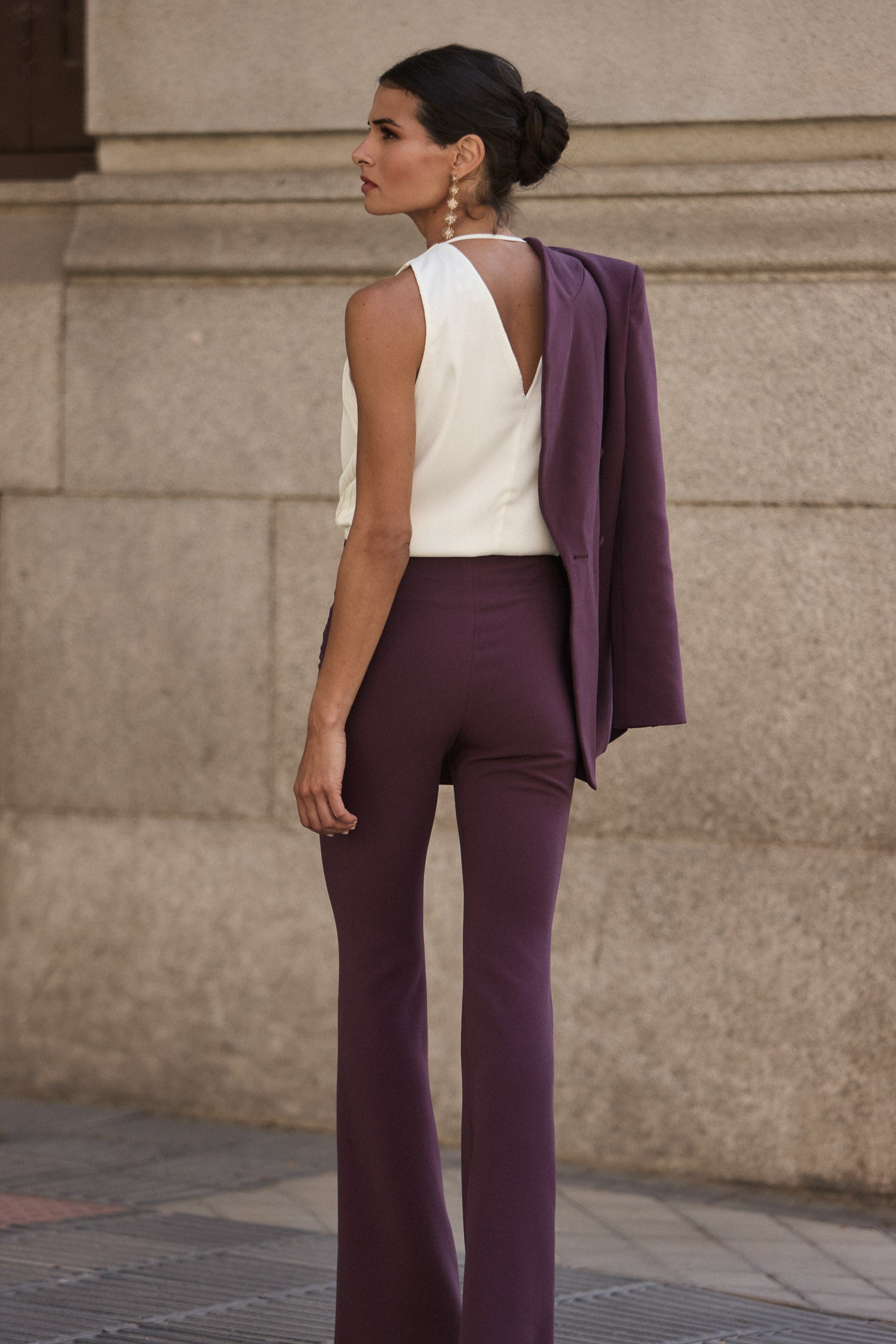 Pantalón Ons Berenjena