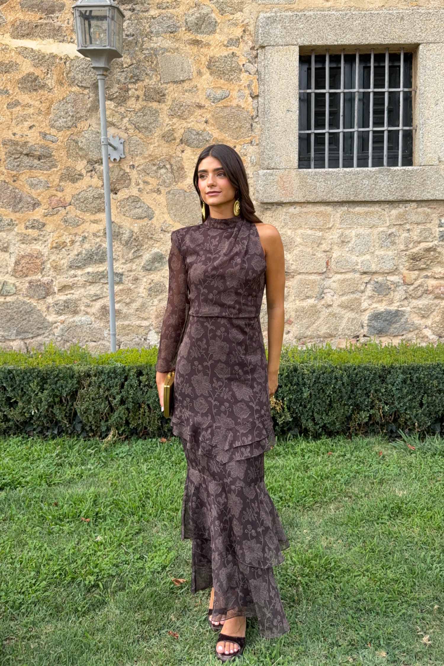Vestido Iris Dahlia Chocolate
