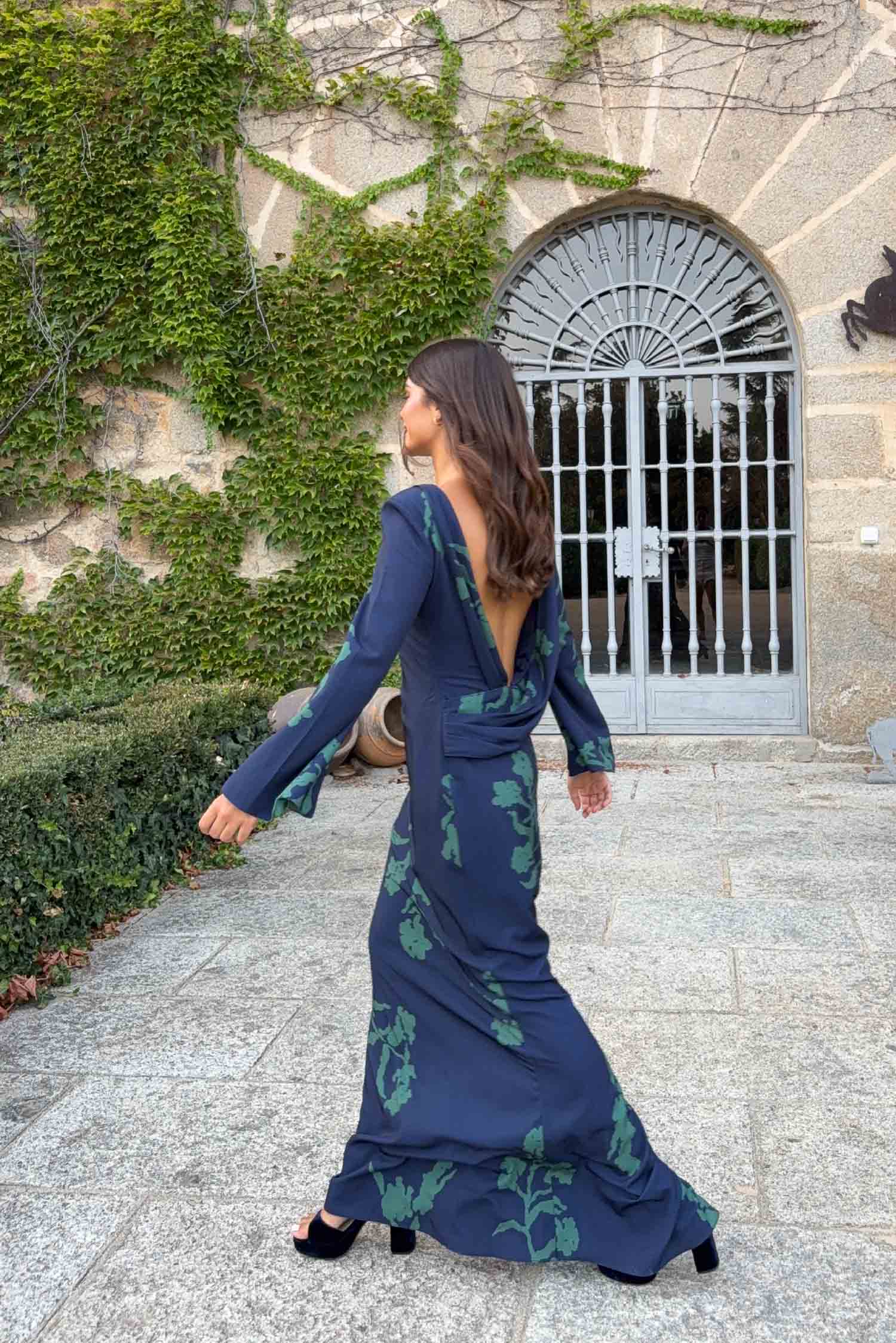 Vestido Harper Mirto Marino