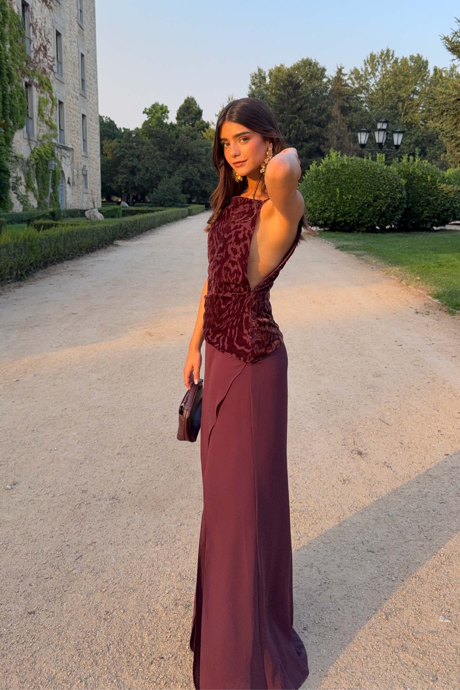 Vestido Tiffany Morado