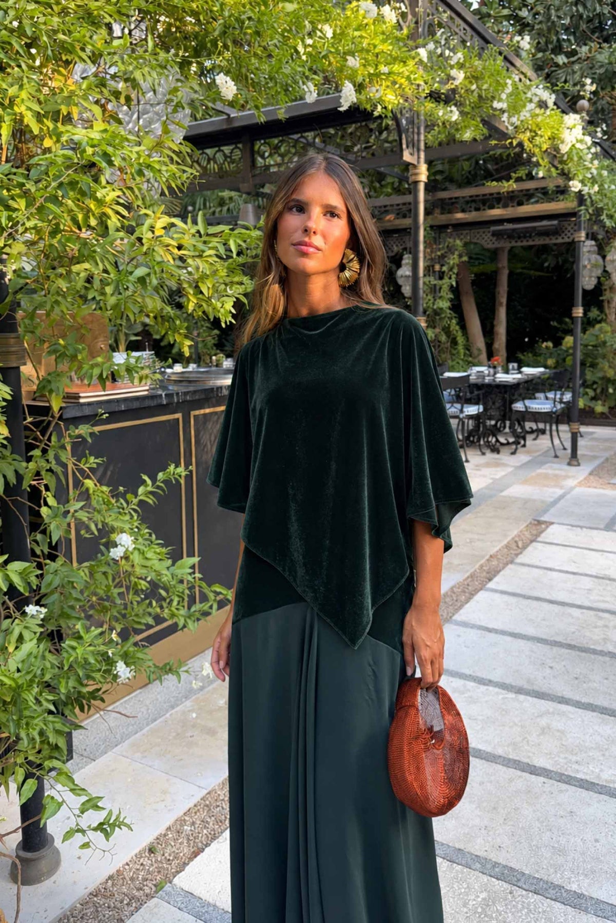 Capa Greta Verde Bosque