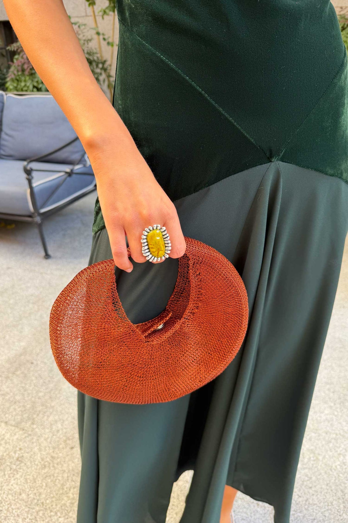 Eclipse Metal Copper Bag