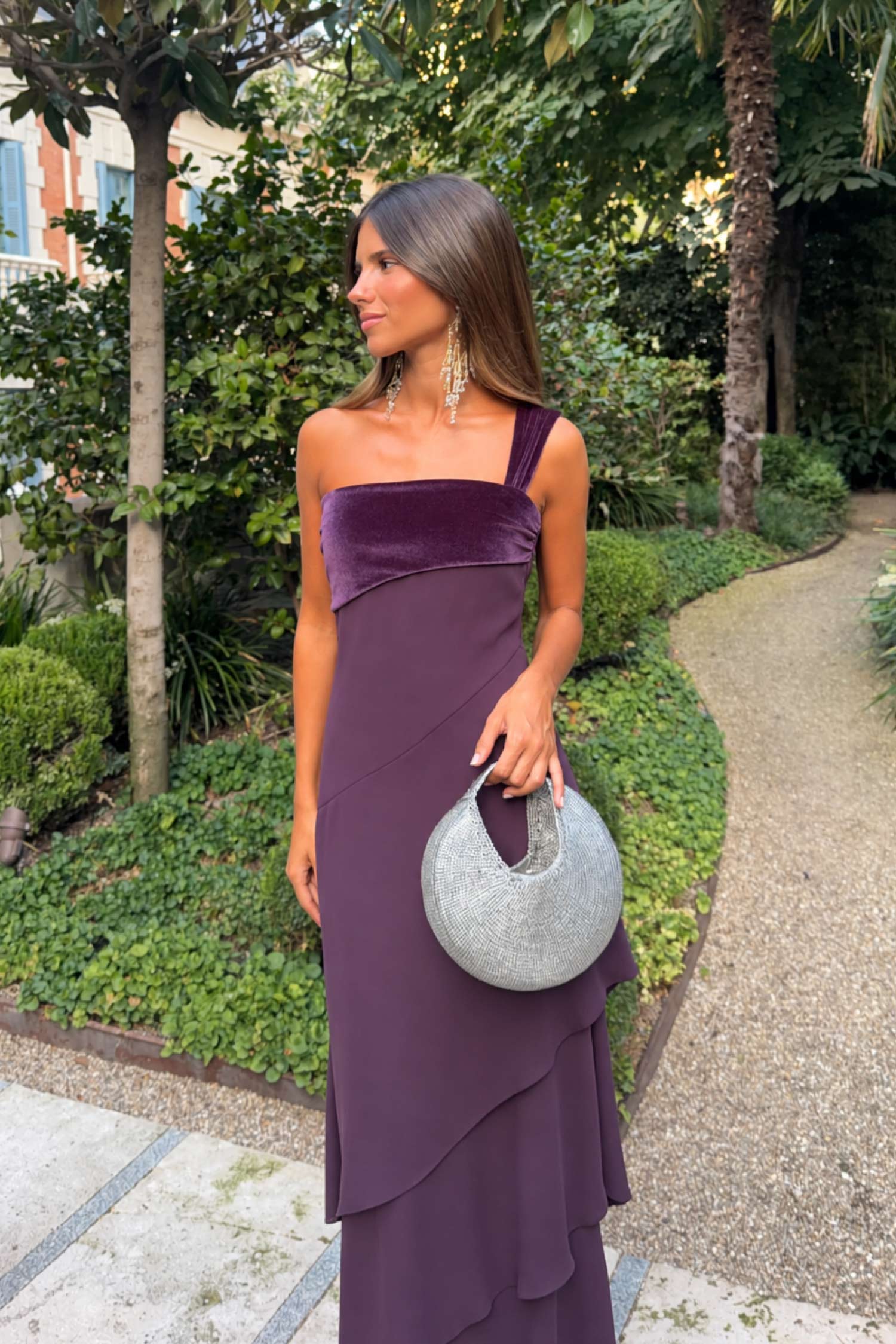 Antonella Aubergine Dress