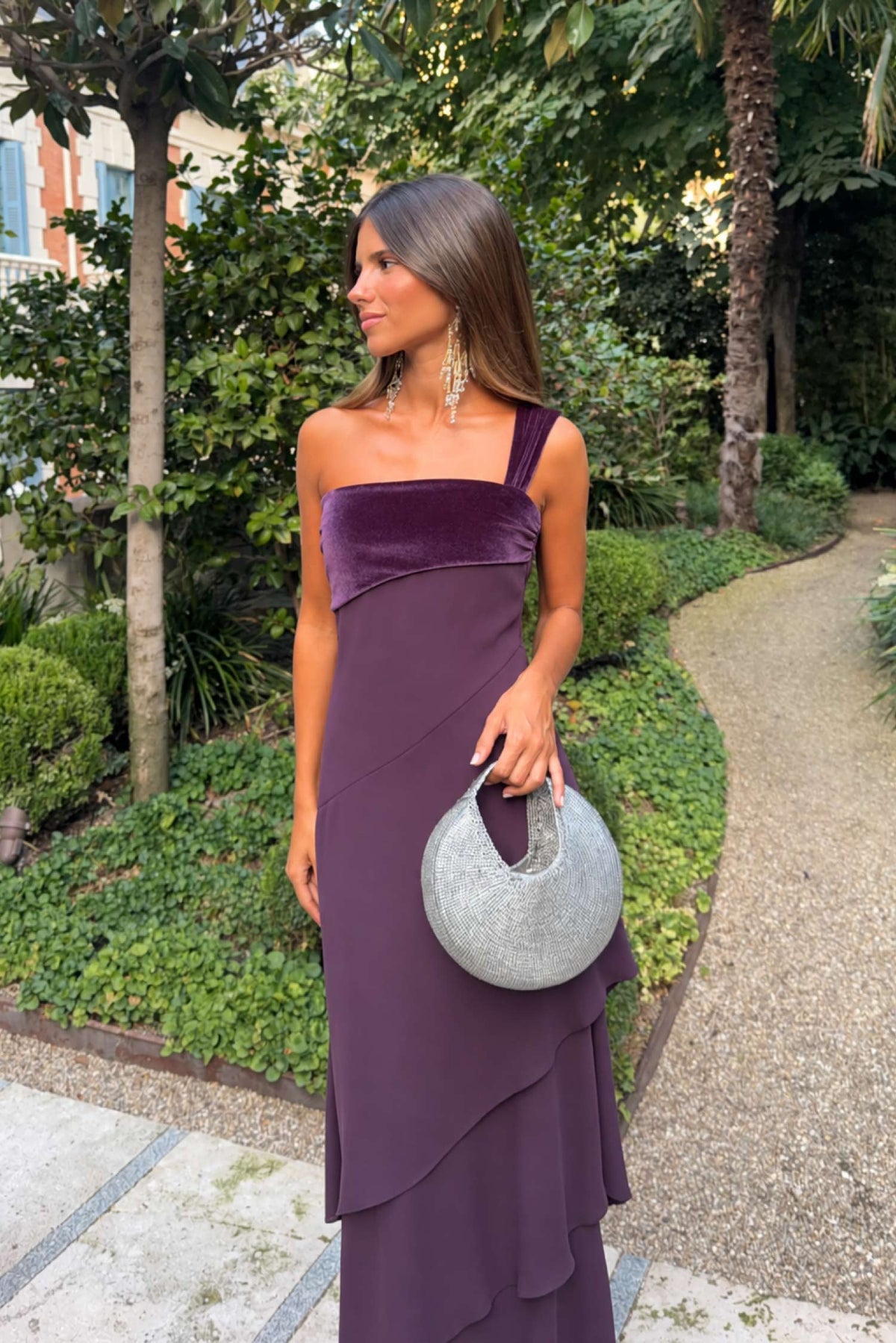Vestido Antonella Berenjena