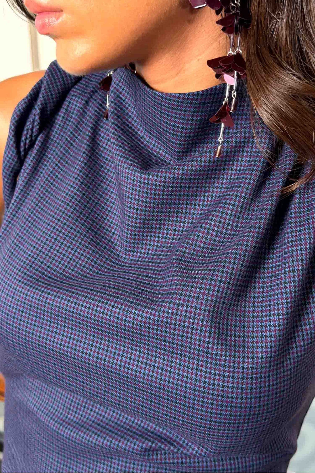 Vestido Camila Oxford Morado