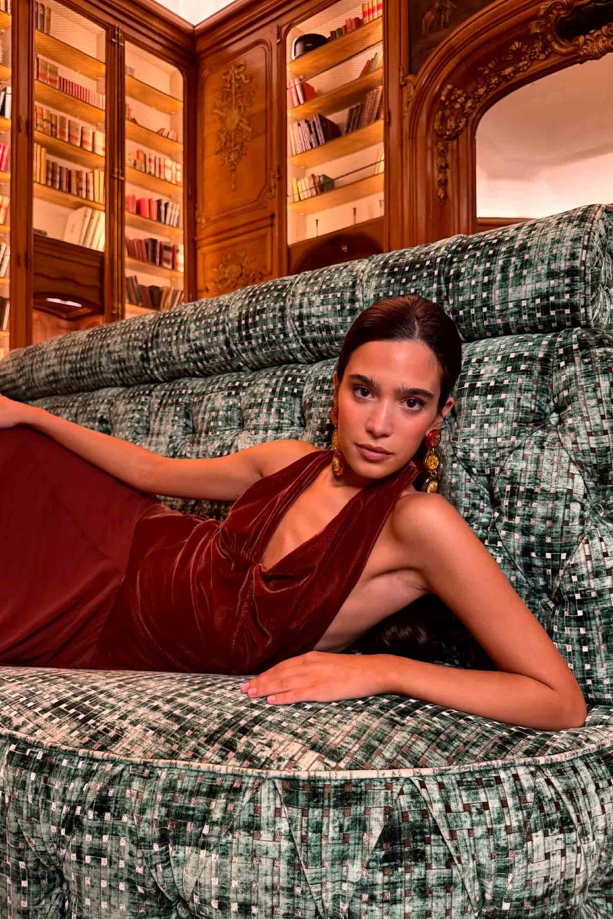 Vestido Frida Cobre