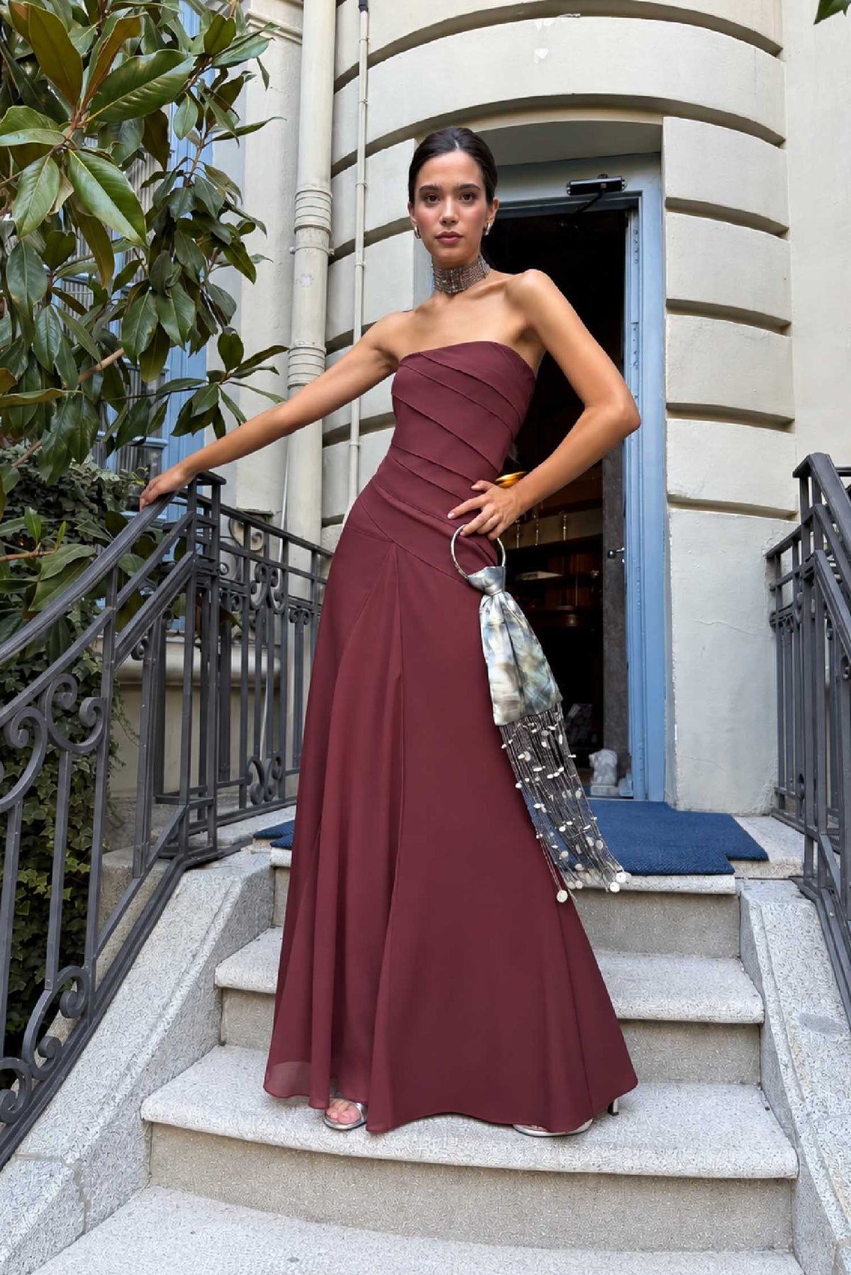 Vestido Leandra Marrón
